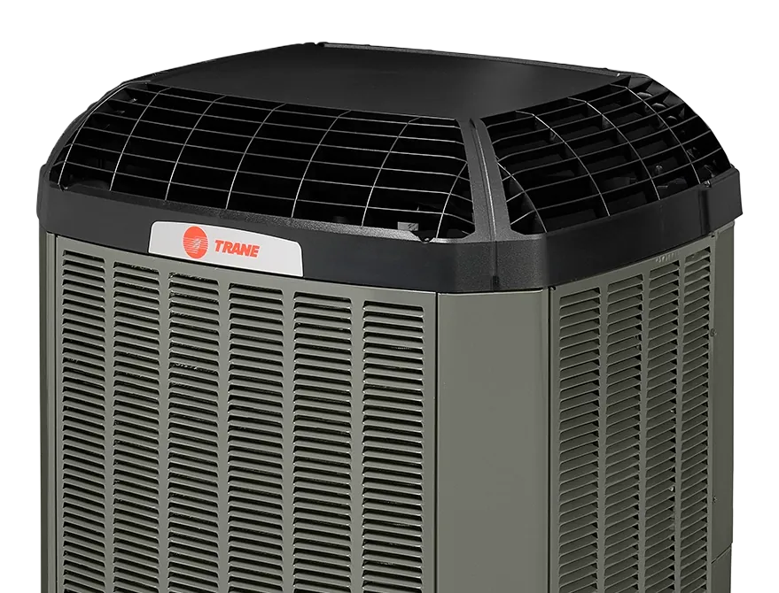 A Trane 16 SS heat pump outdoor unit