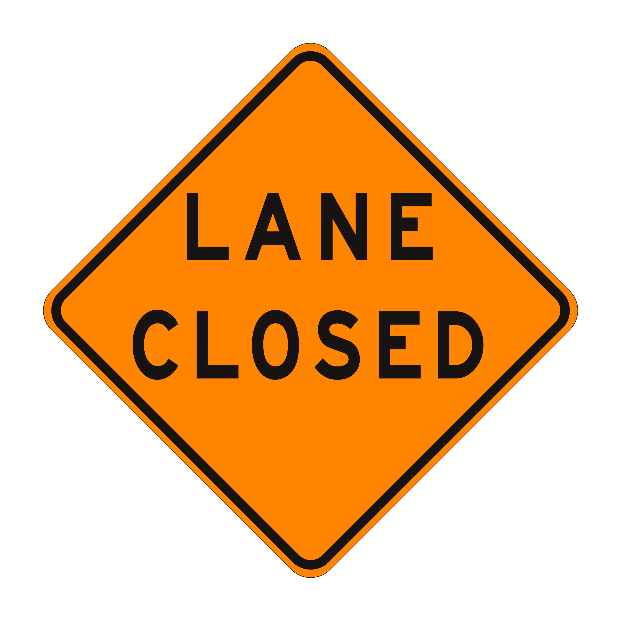 C30(CA) California Construction Sign — official FHWA layout