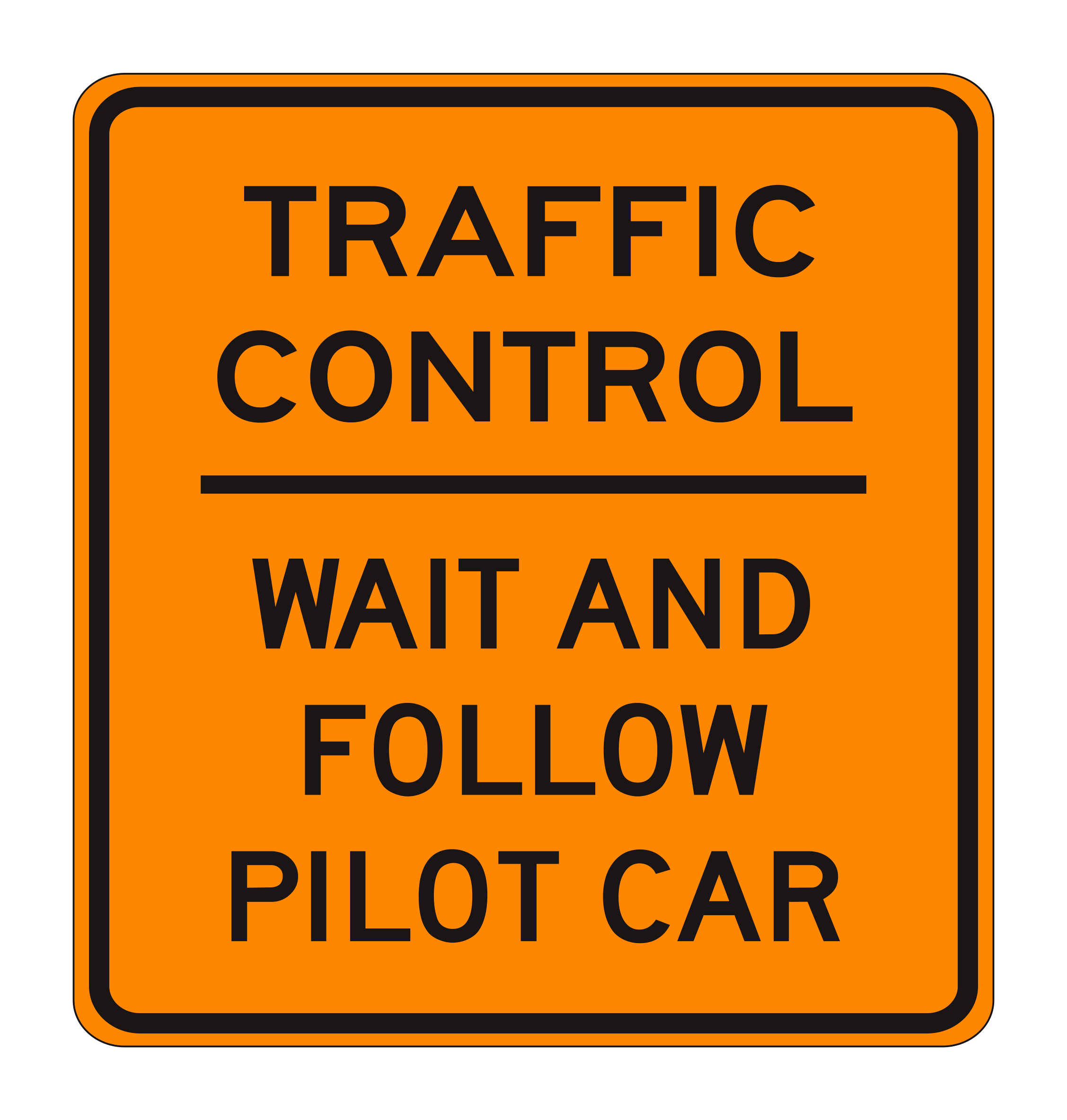 C37(CA) Traffic Control Wait and Follow Pilot — official FHWA layout