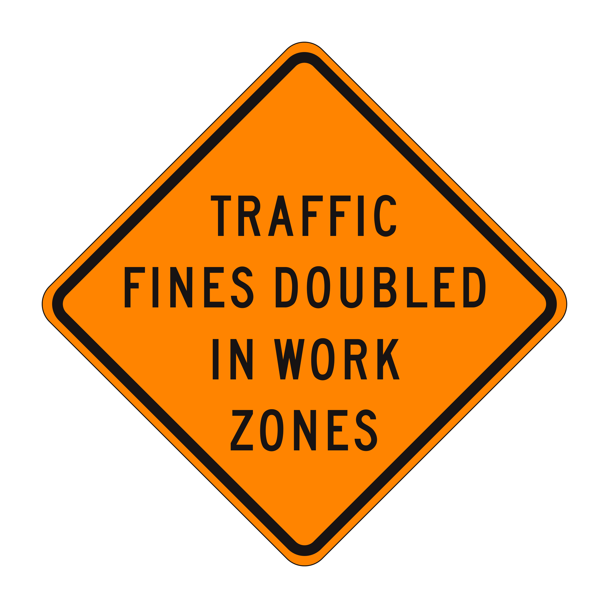 C40A(CA) Traffic Fines Doubled in Work Zones — official FHWA layout