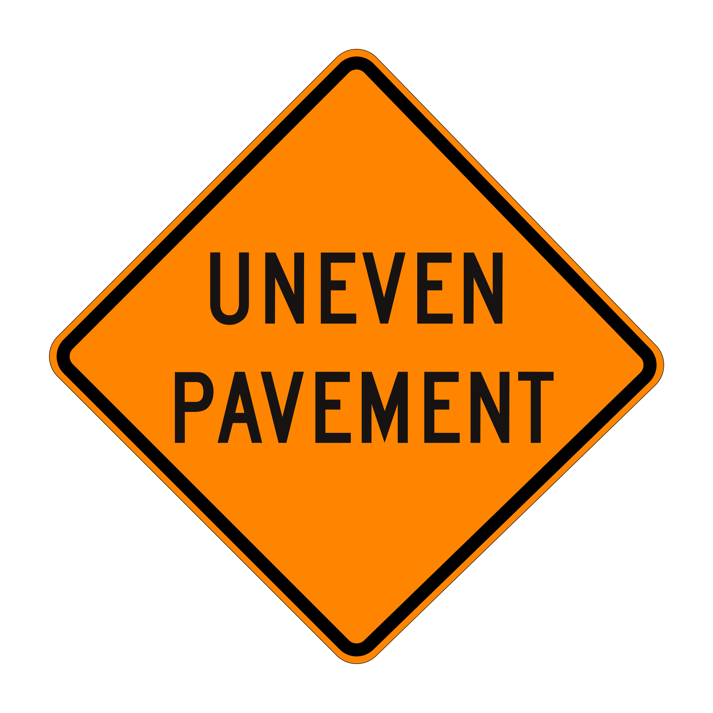 C46(CA) California Construction Sign — official FHWA layout