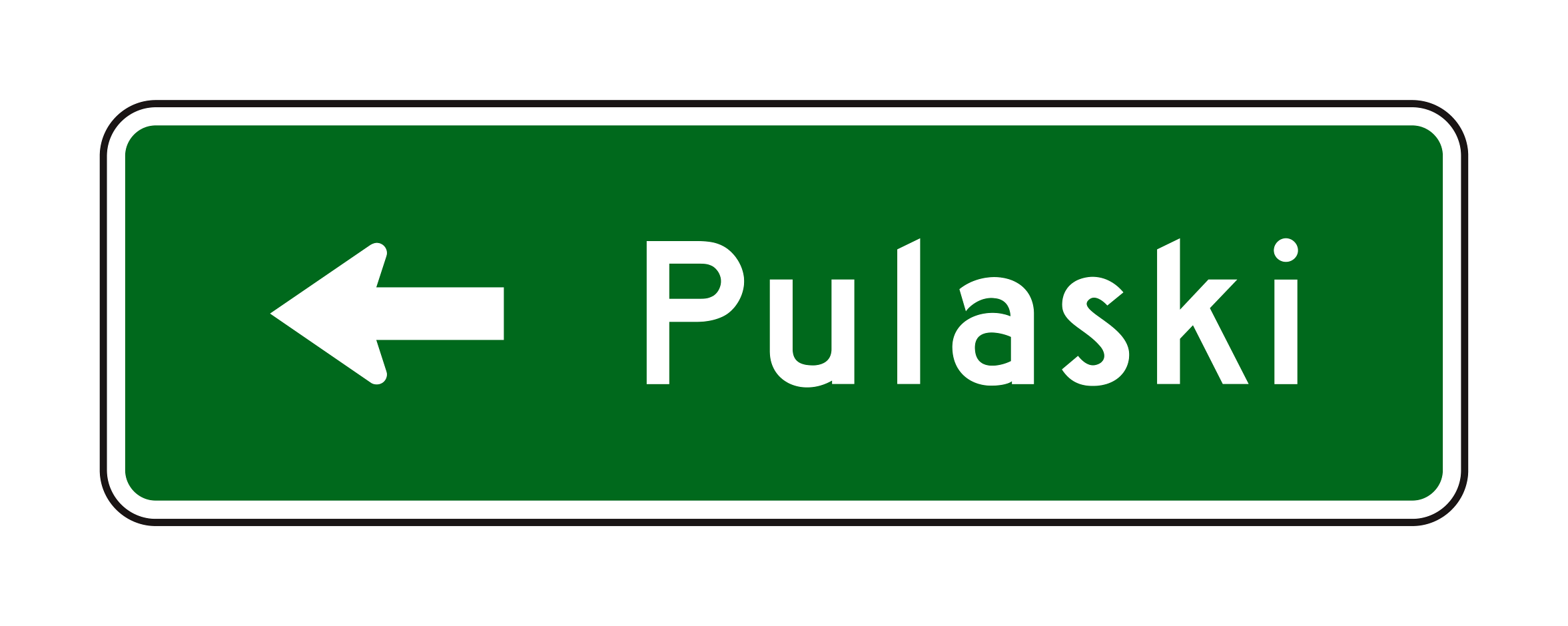 D1-1 Single-line Destination — official FHWA layout