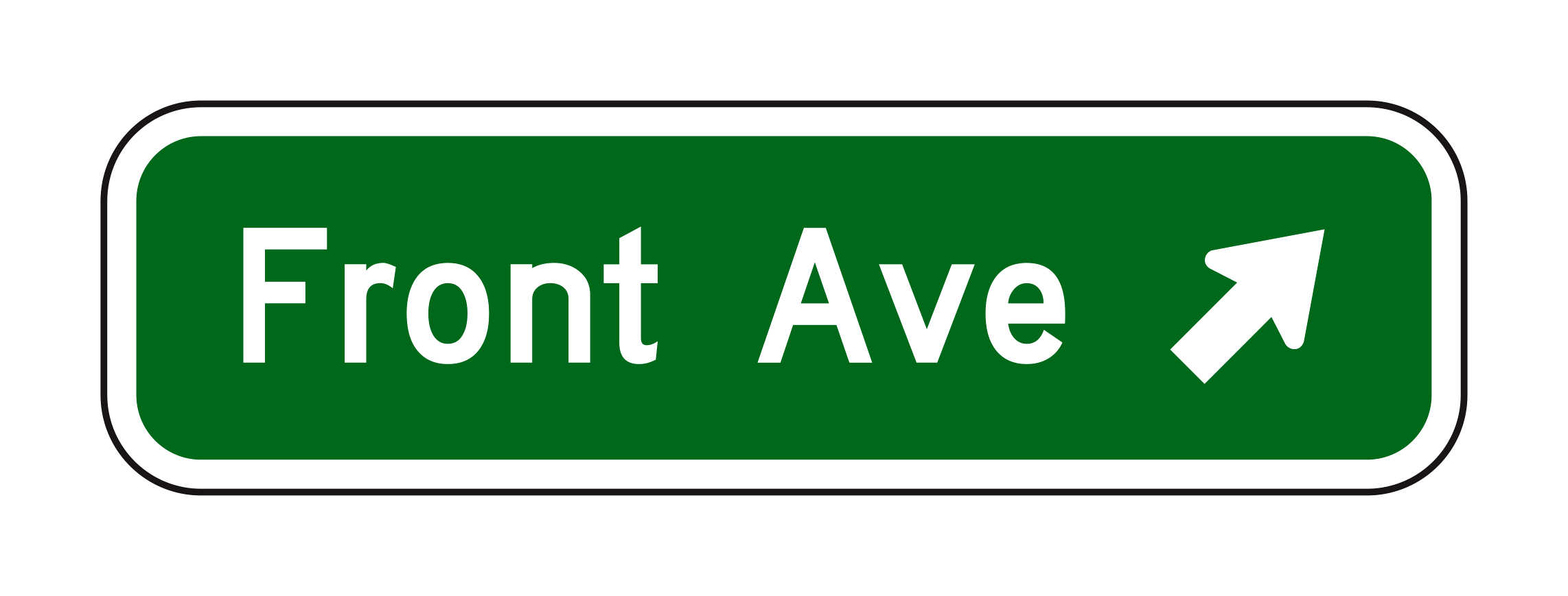 D1-1d Front Ave — official FHWA layout