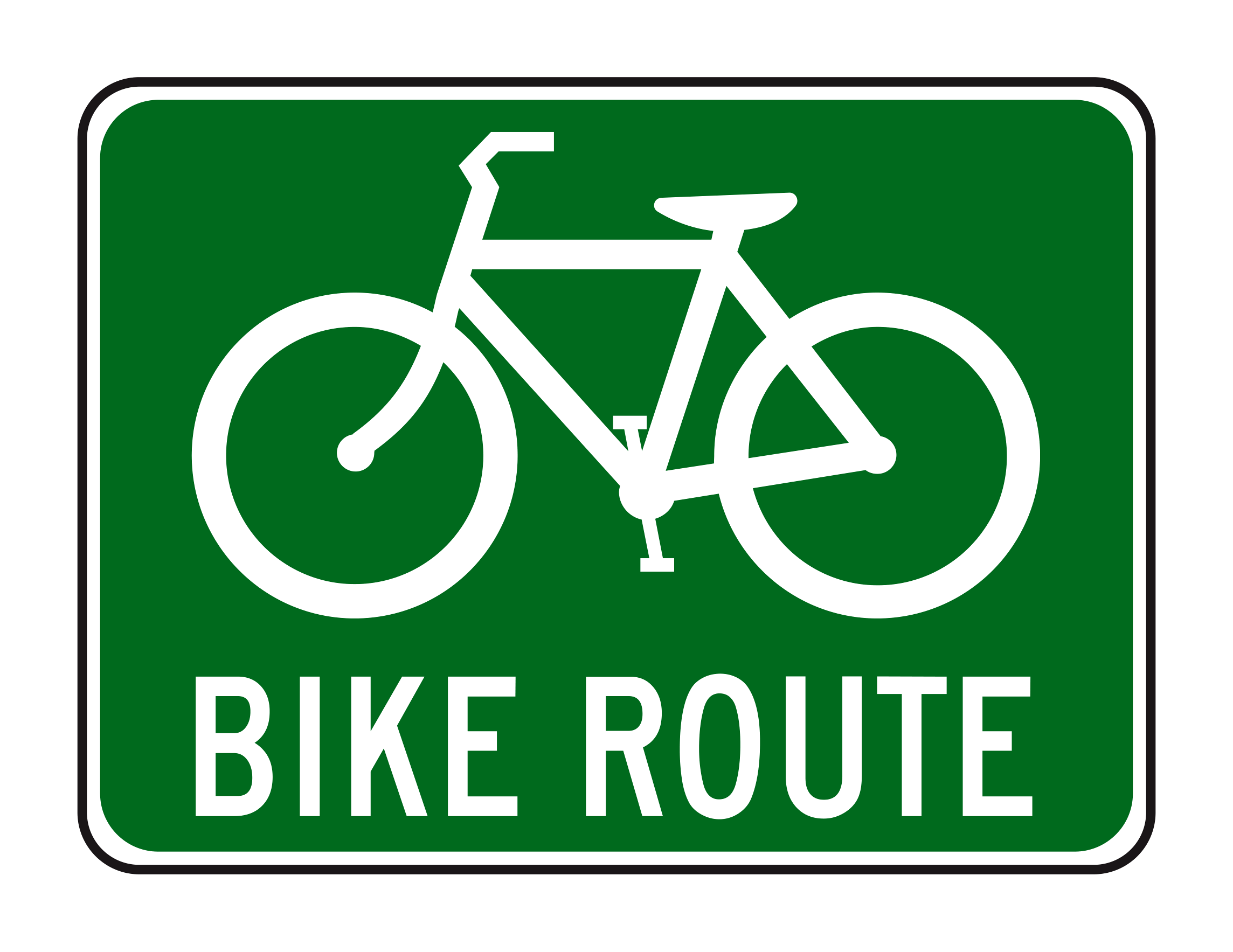 D11-1 Bike Route — official FHWA layout