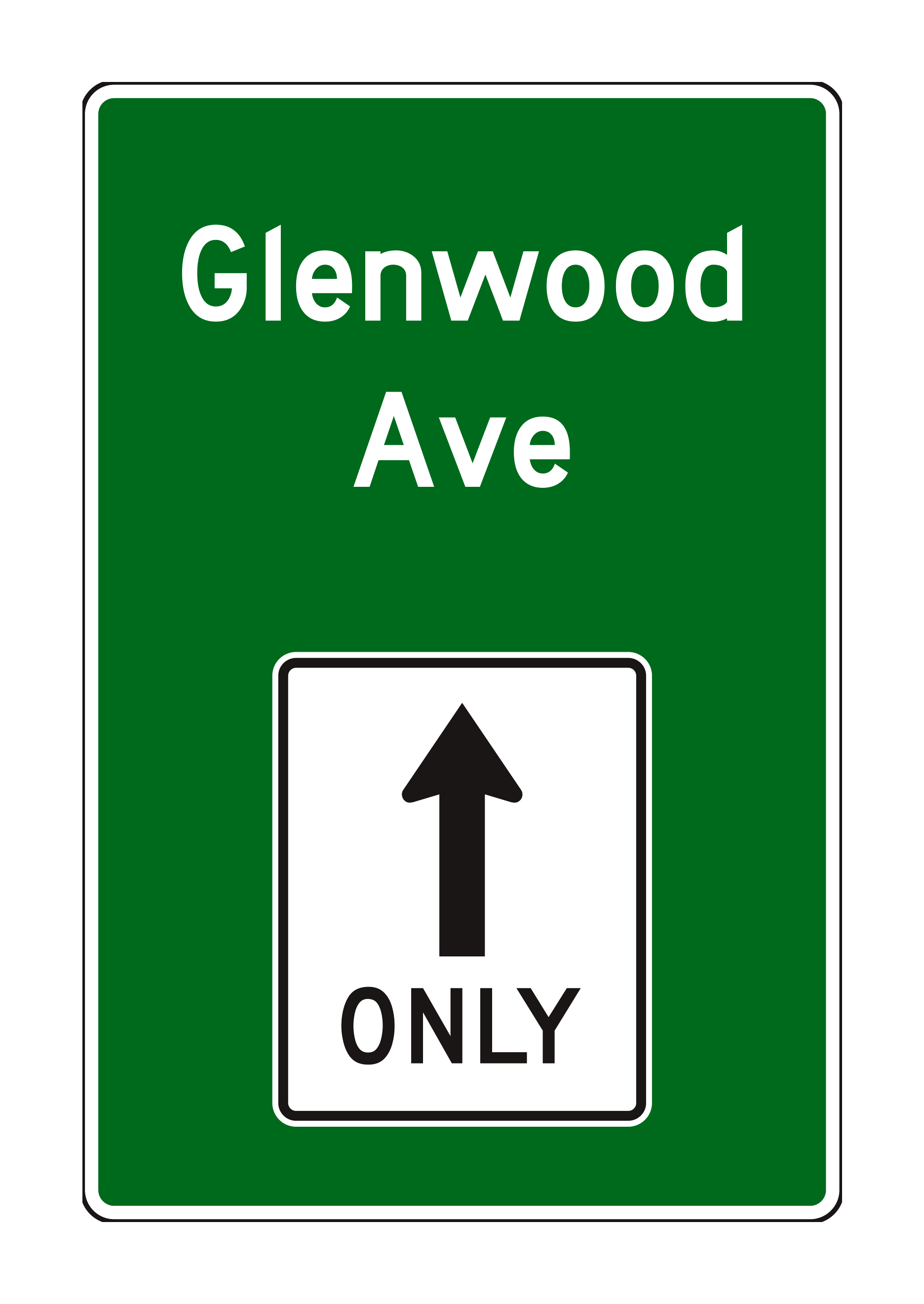 D15-1 Emergency Detour (color) Trailblazer — official FHWA layout