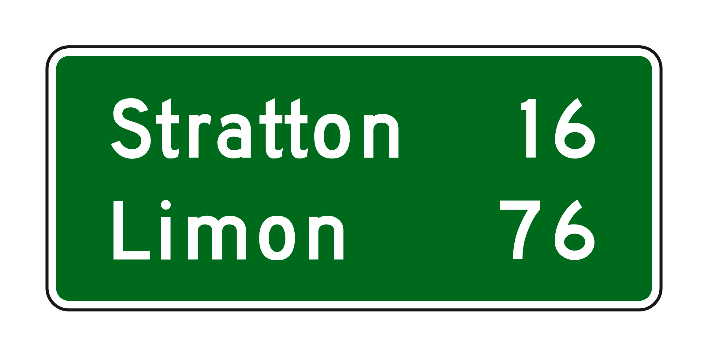 D2-2 Double-line Distance — official FHWA layout