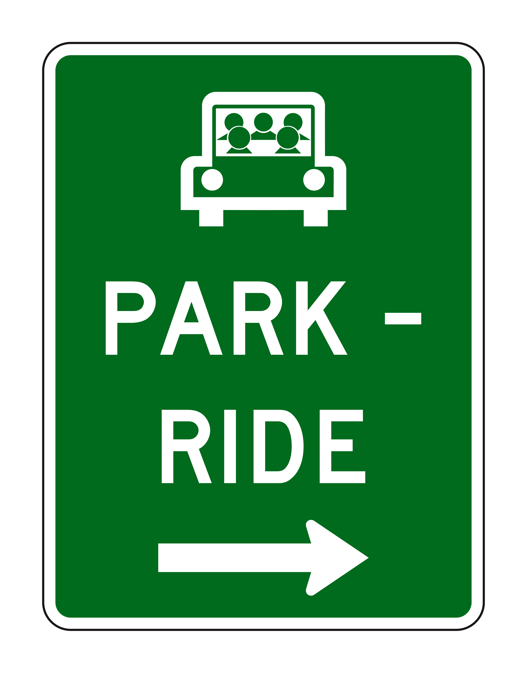 D4-2 Park and Ride — official FHWA layout