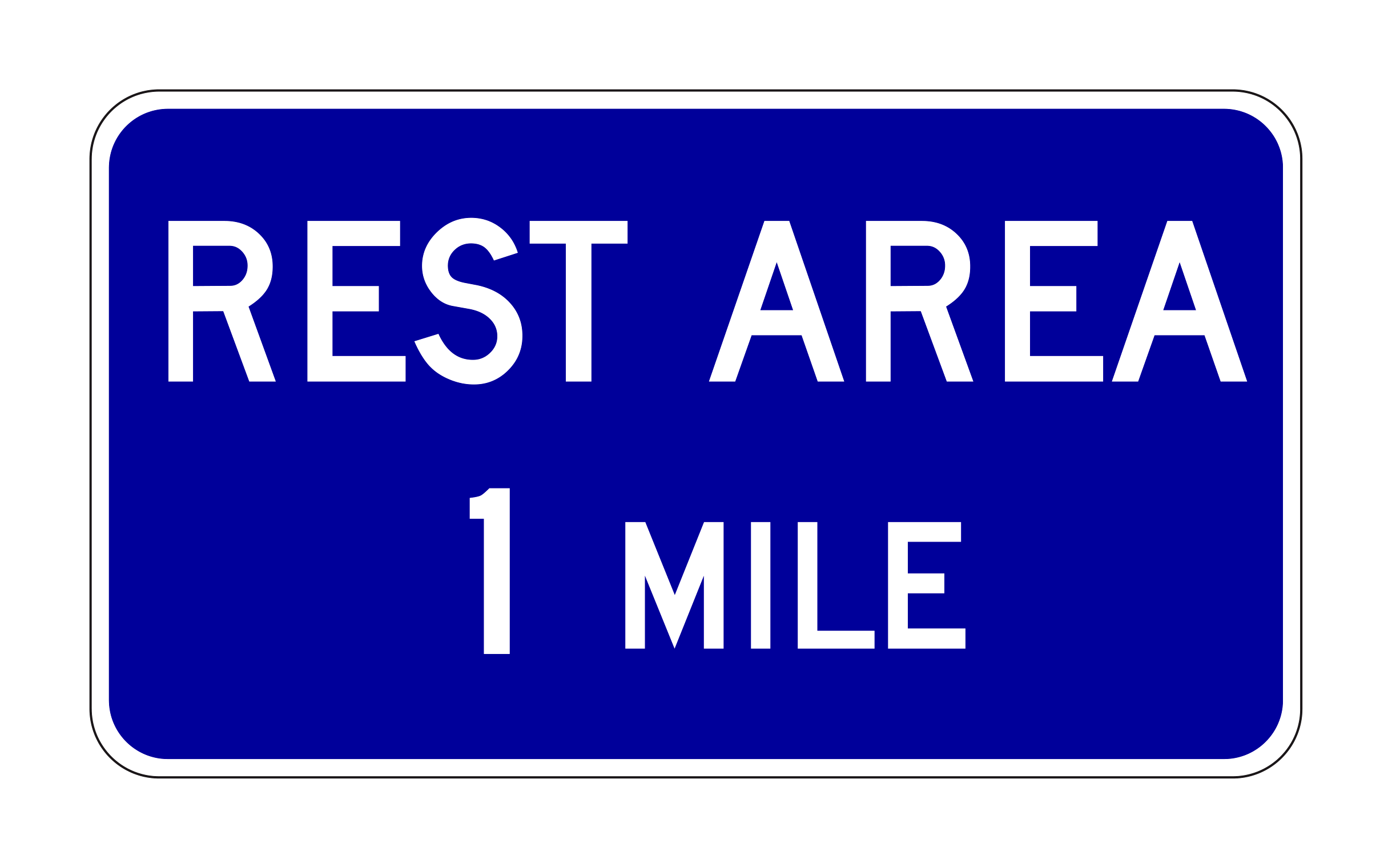 D5-1 Rest Area — official FHWA layout