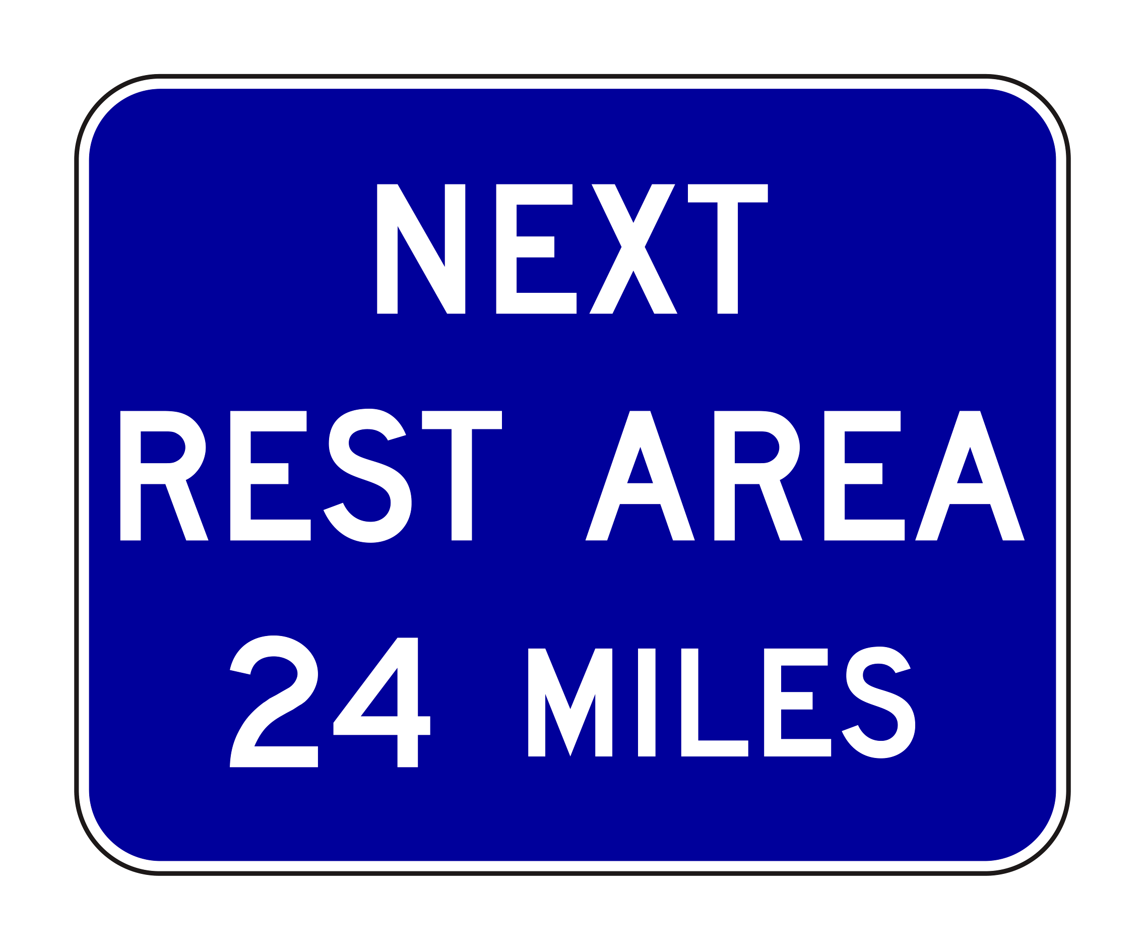 D5-6 Next Rest Area Miles — official FHWA layout