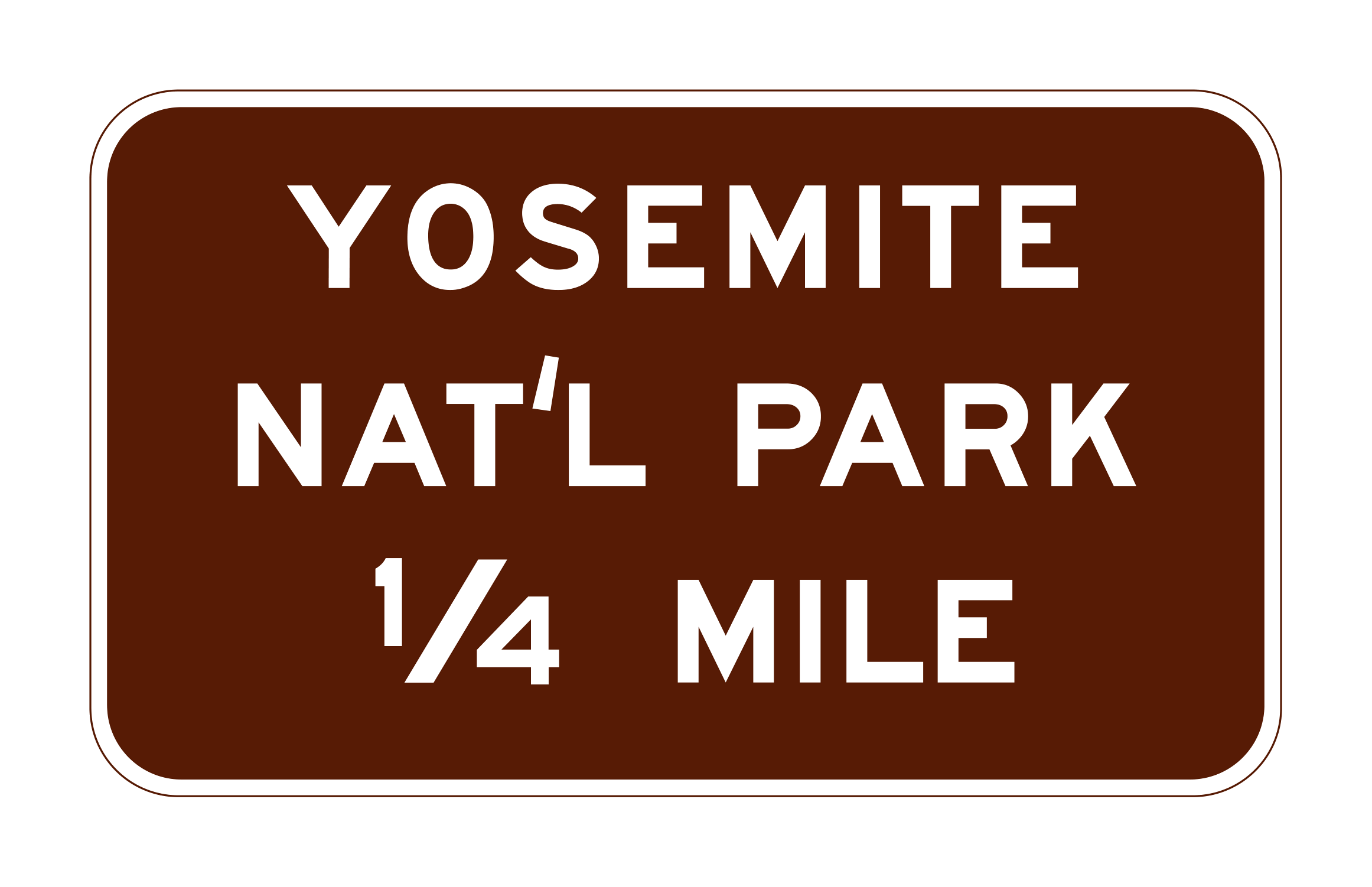 D7-1 Yosemite Natl Park Mile — official FHWA layout