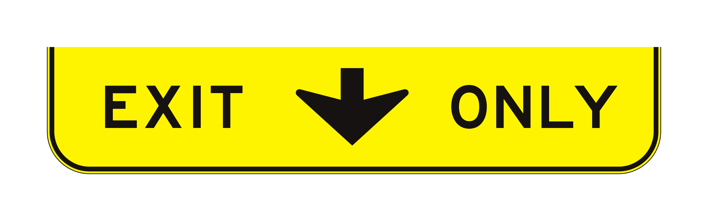 E11-1 Exit Ww Only — official FHWA layout