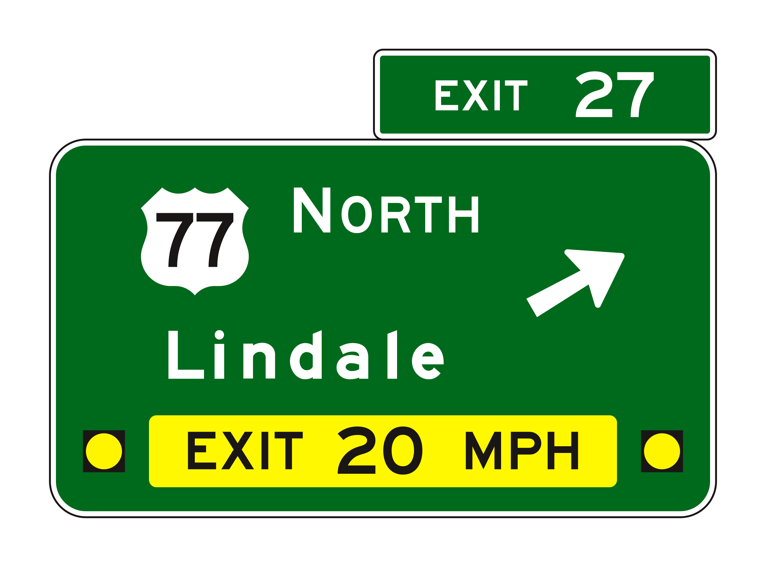 E13-2 North Rf Lindale Ay Exit — official FHWA layout