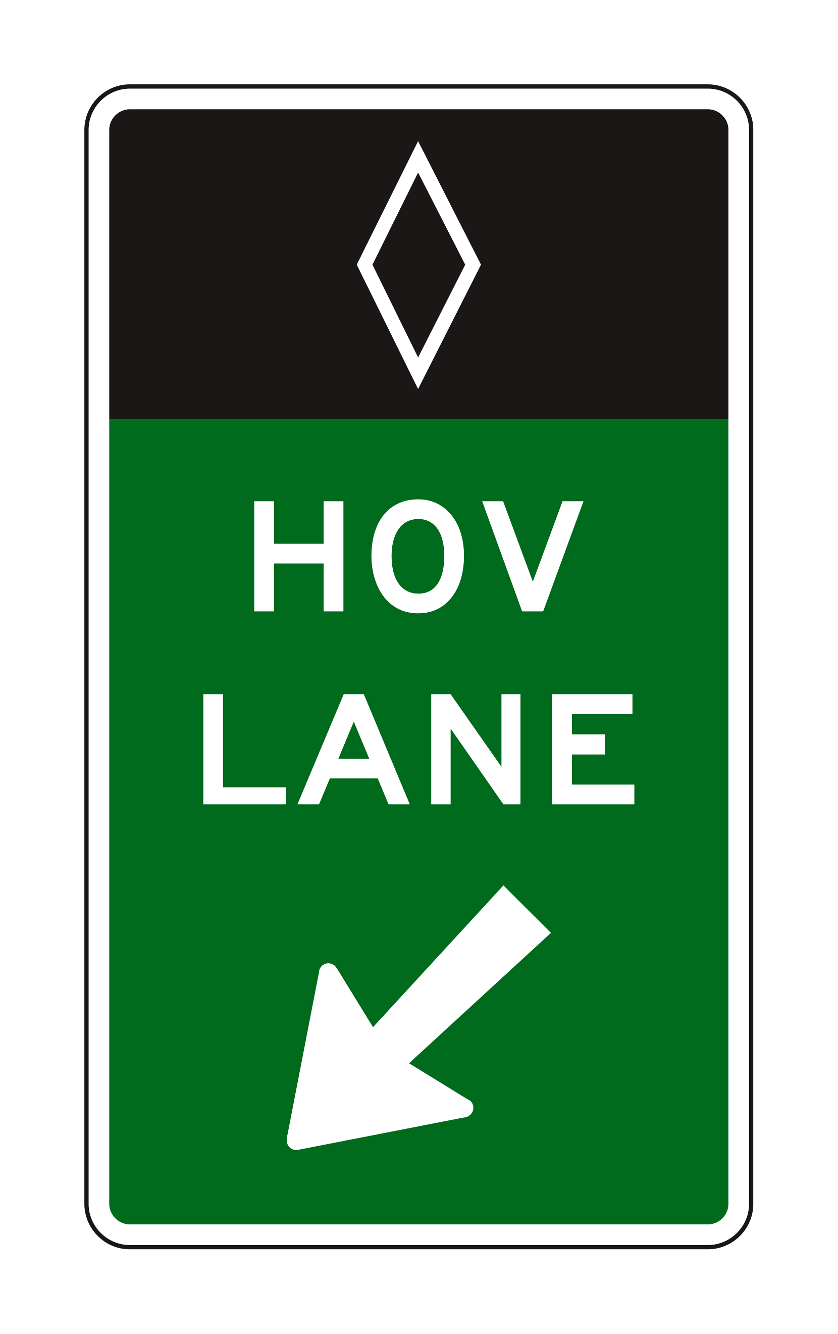 E8-1a HOV Lane — official FHWA layout