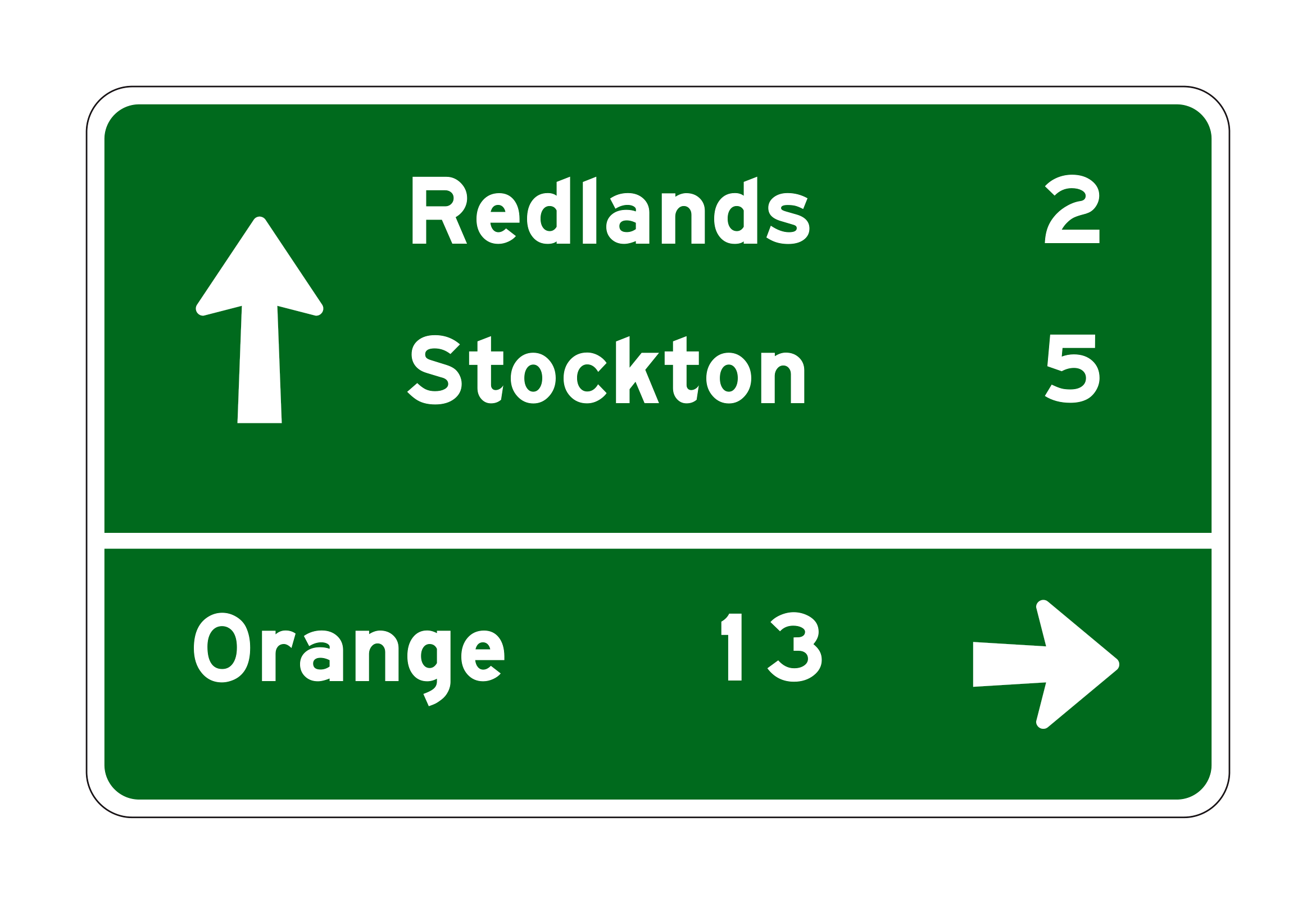 G1-13(CA) Redlands Stockton Orange — official FHWA layout