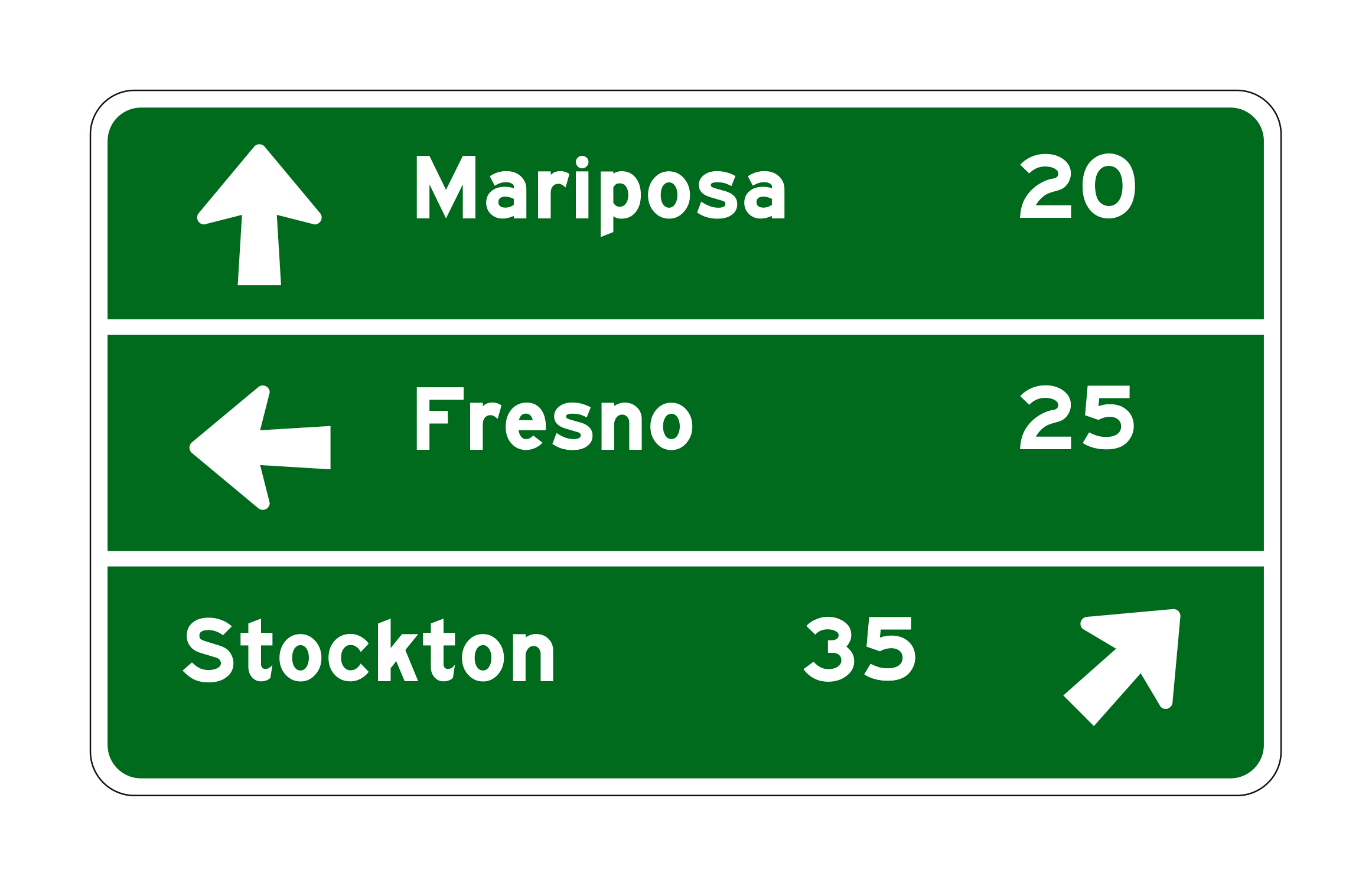 G1-16(CA) Mariposa Fresno Stockton — official FHWA layout