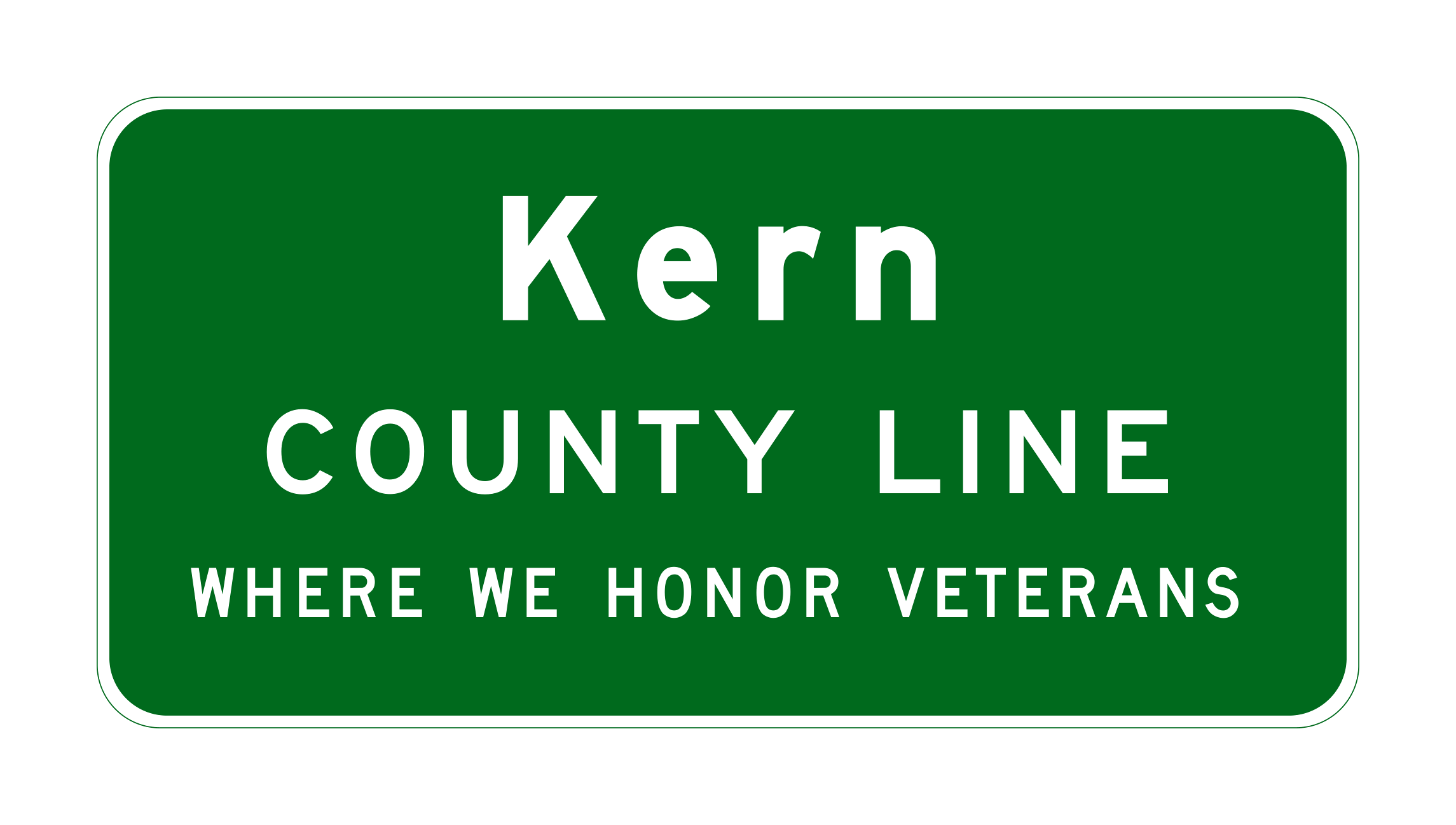 G10-3(CA) Aern County Line Where We Honor — official FHWA layout