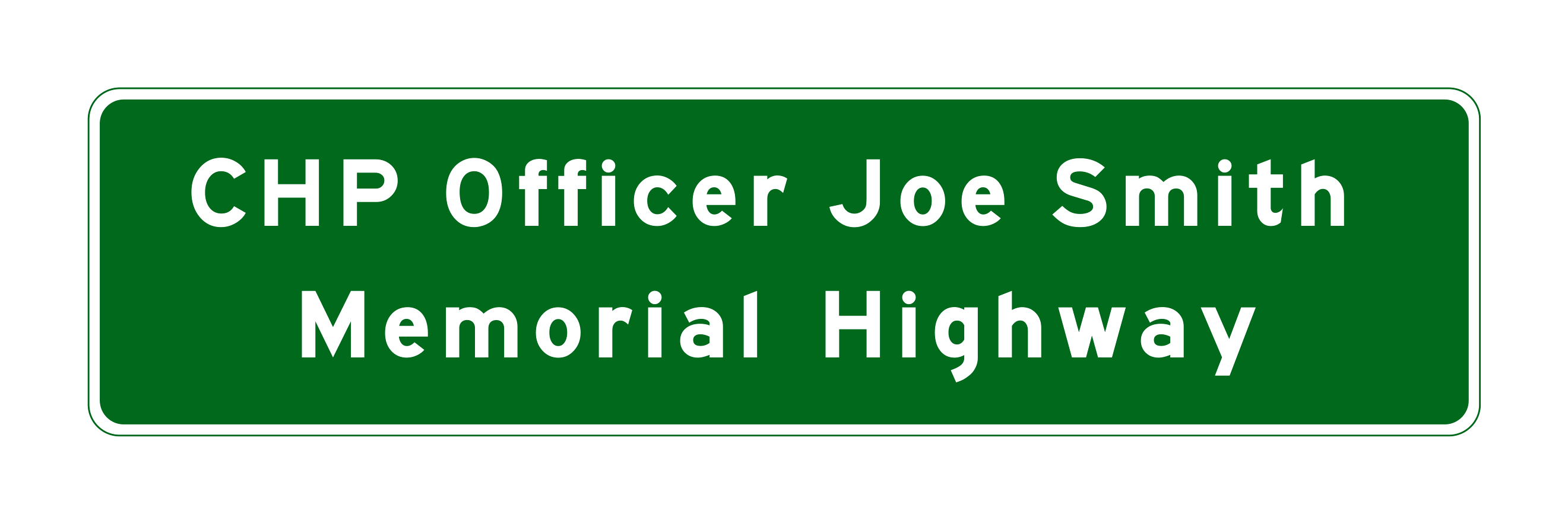 G12-2(CA) Chp Officer Joe Smith Memorial Highway — official FHWA layout
