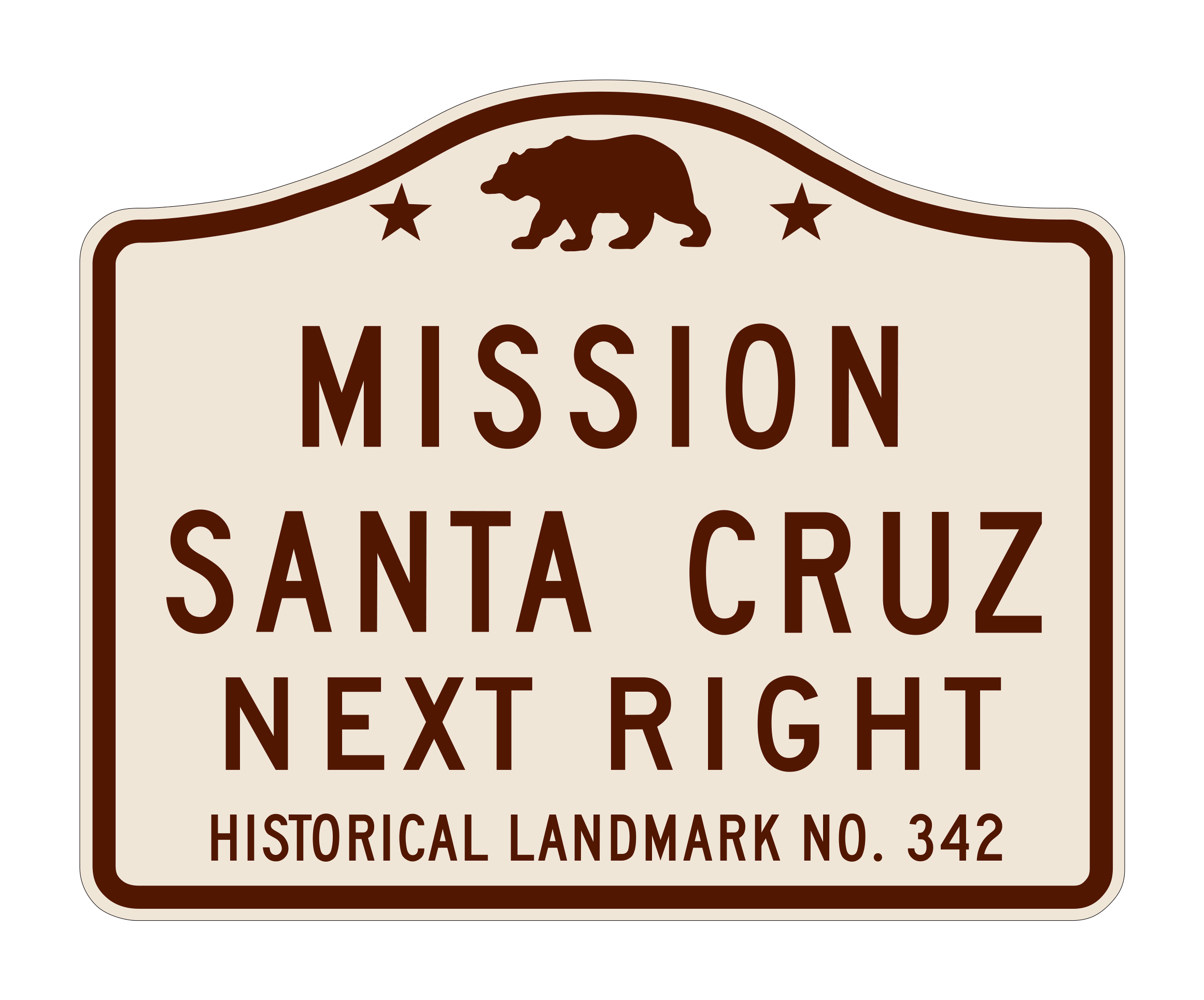 G13-2(CA) Sha Mission Santa Cruz Next Right — official FHWA layout
