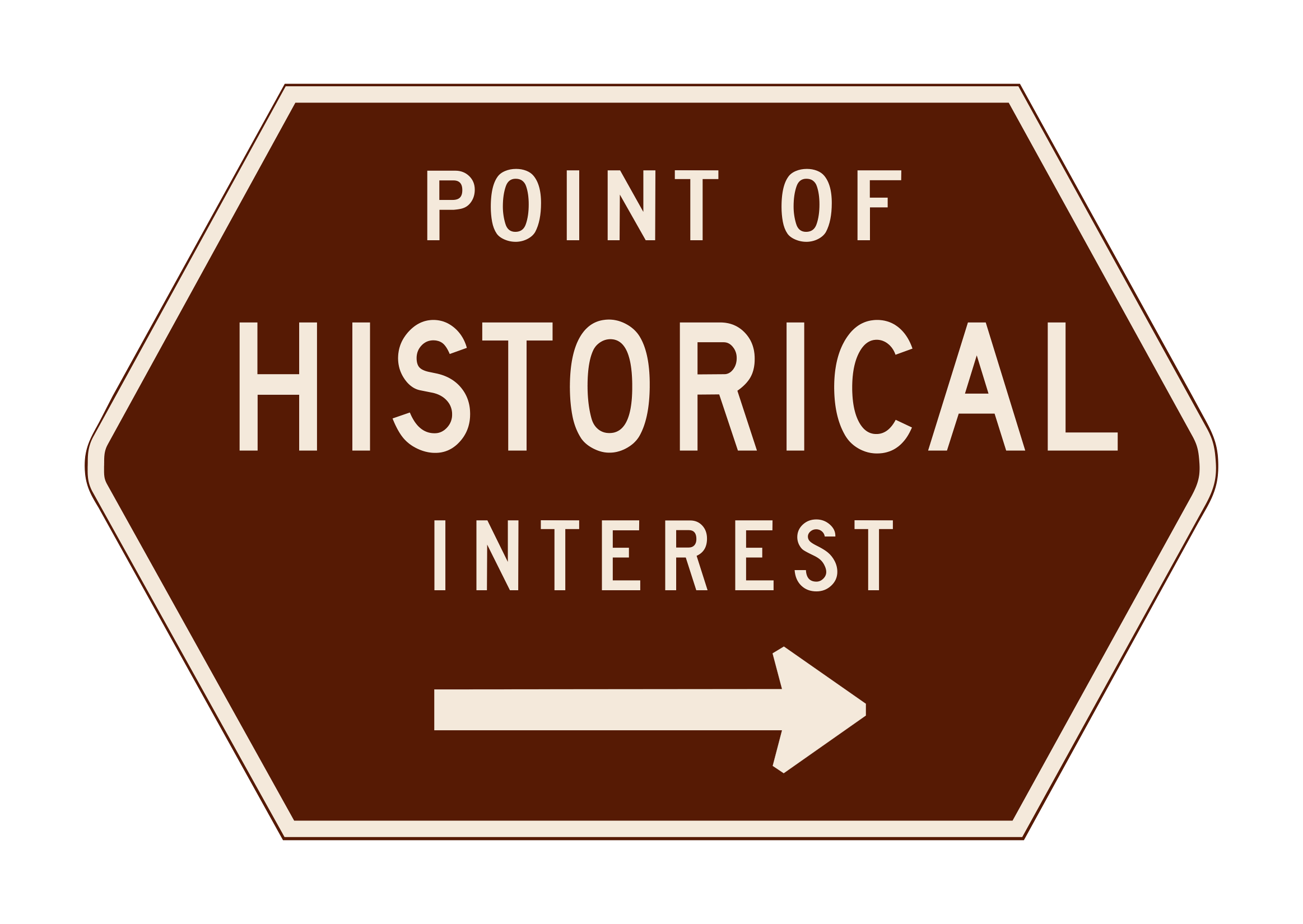 G15(CA) Point of Historical Interest — official FHWA layout