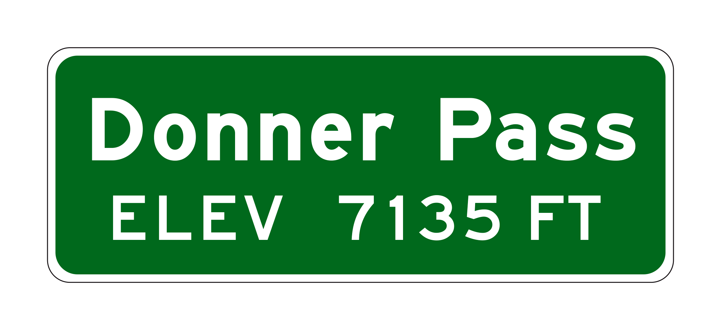 G16(CA) Donner Pass Flev — official FHWA layout
