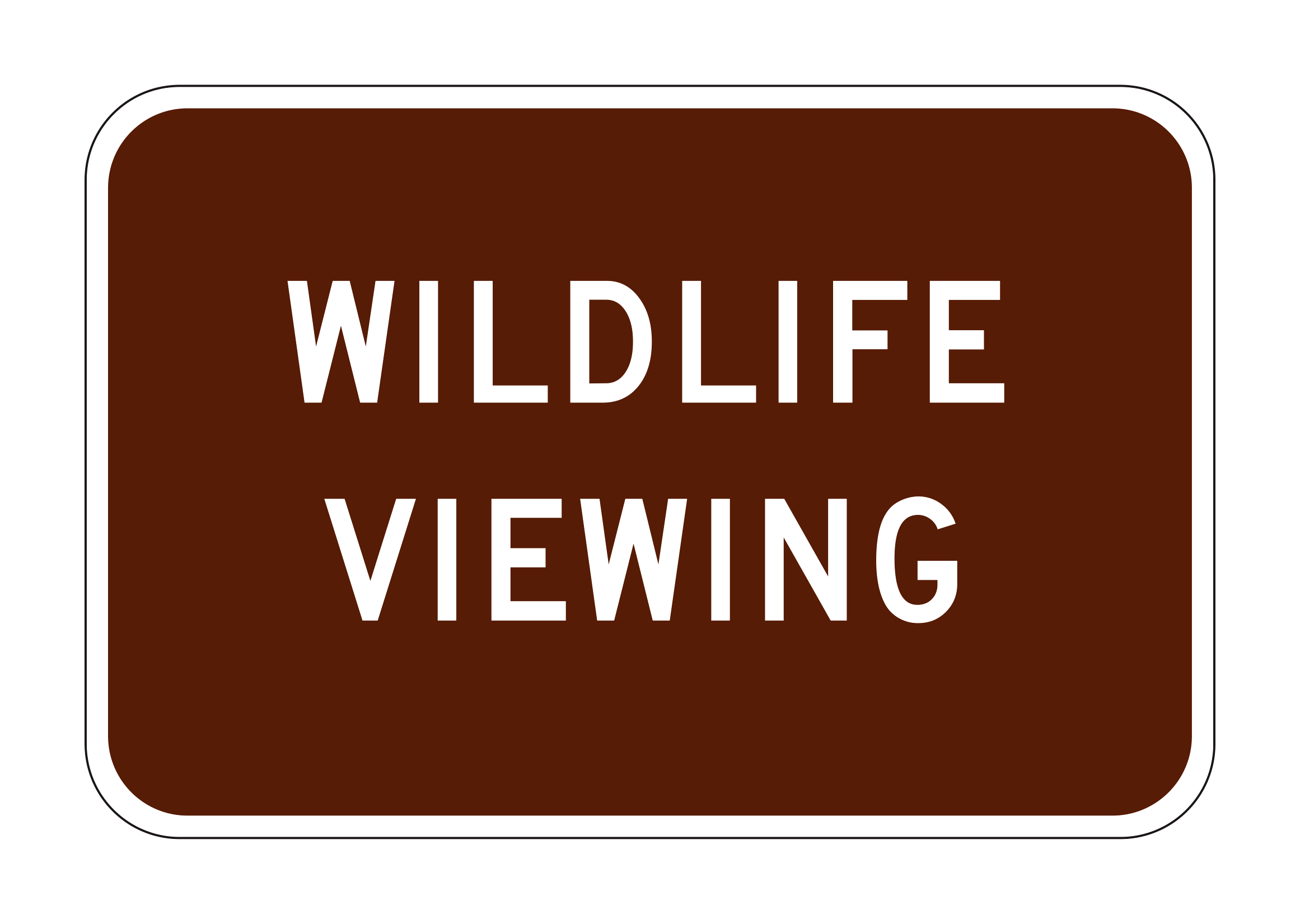 G200-81A(CA) Wildlife Viewing — official FHWA layout