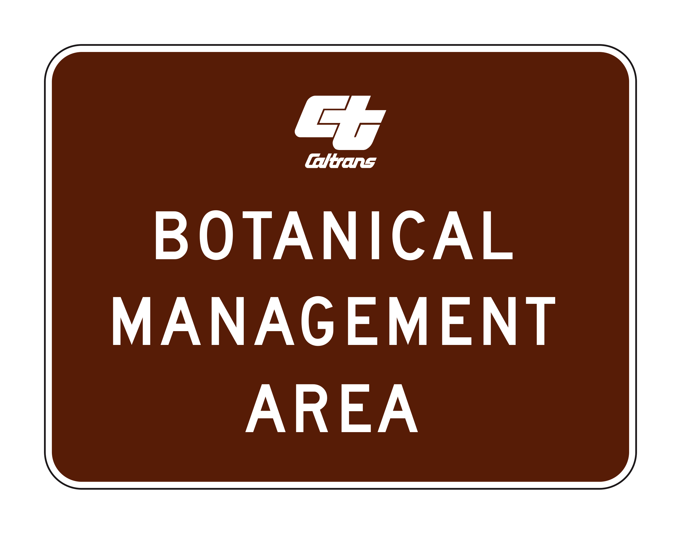 G200-82A(CA) Botanical Management Area — official FHWA layout