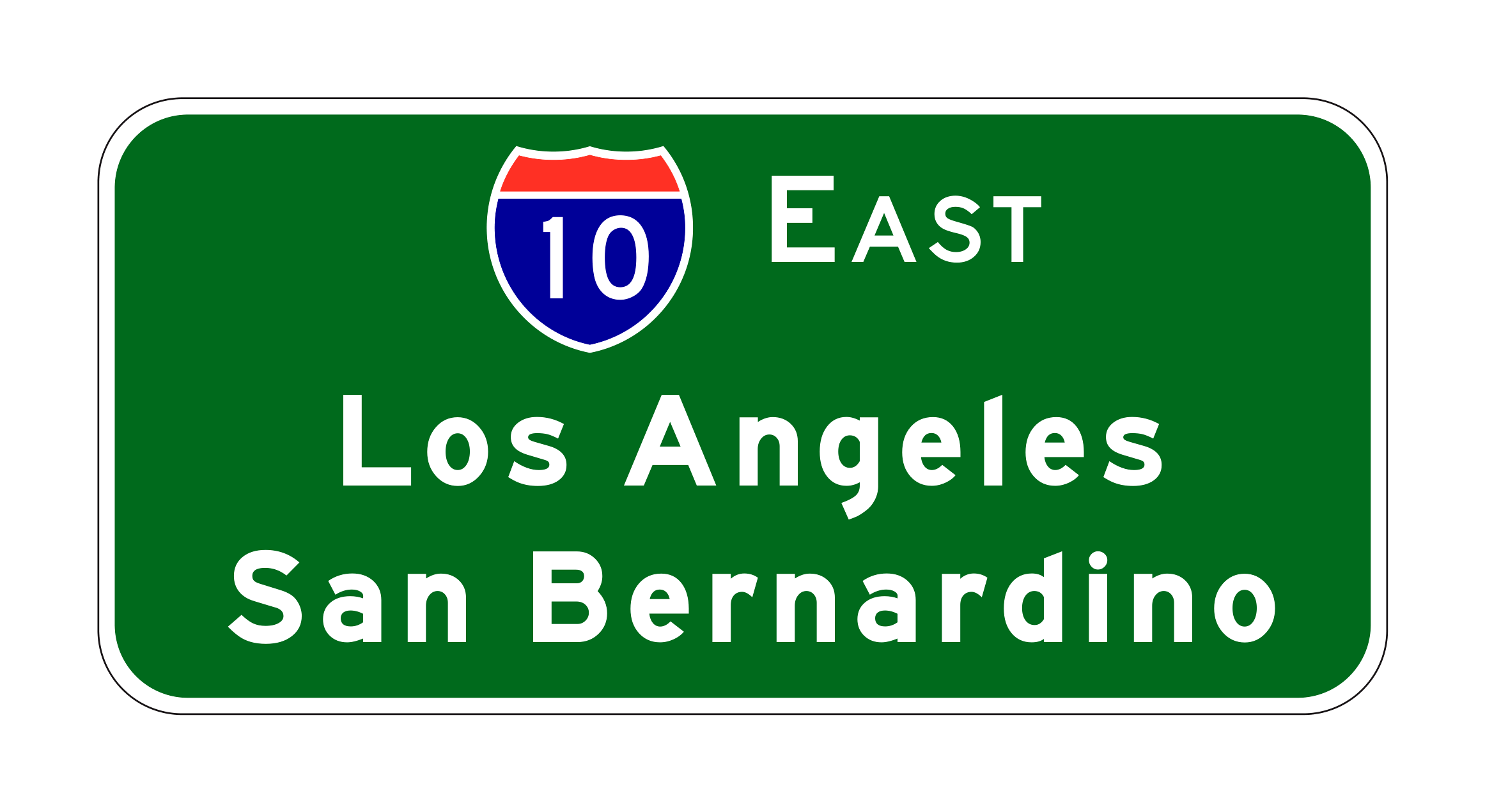 G24-3(CA) East Los Angeles San Bernardino — official FHWA layout