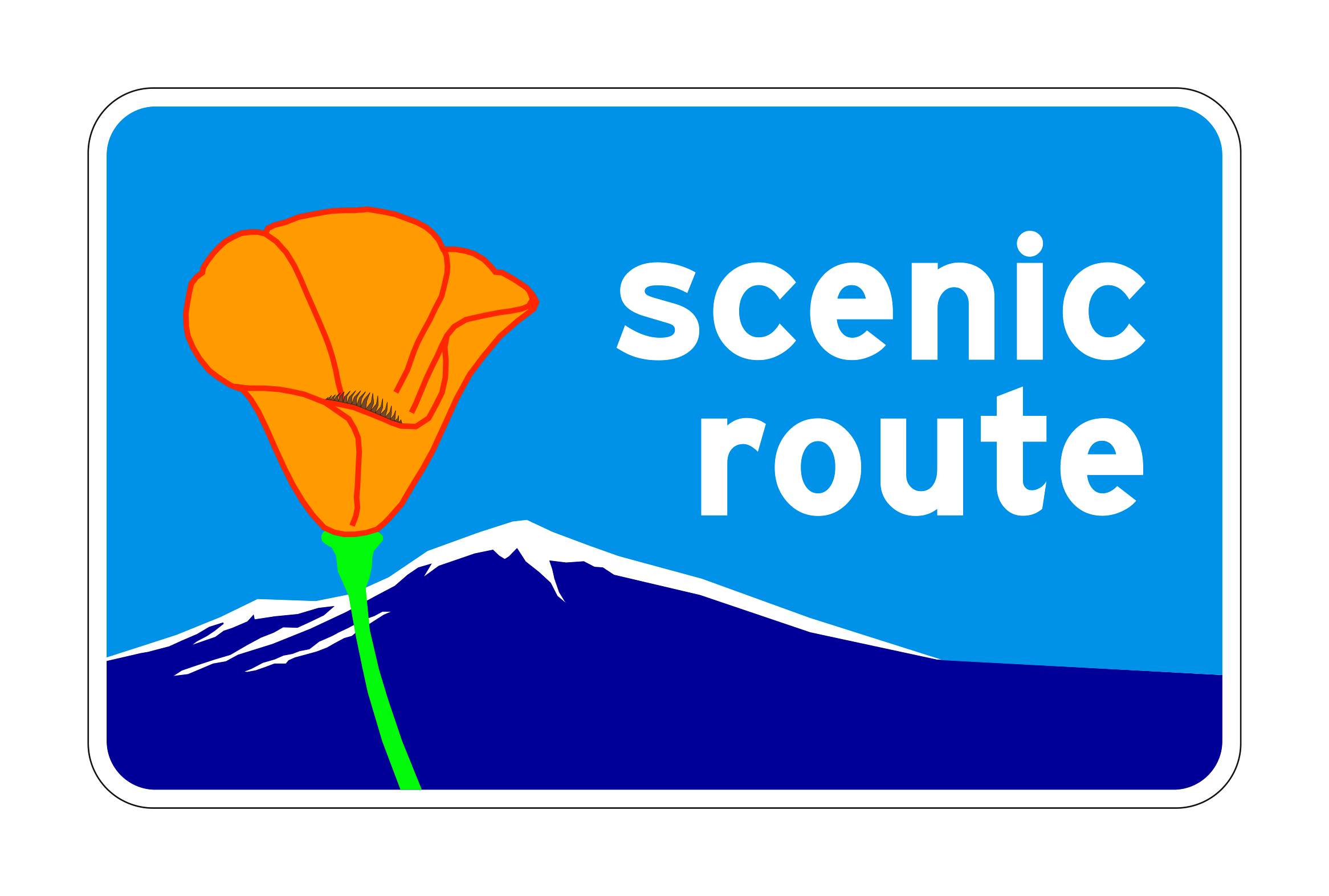 G30(CA) Scenic — official FHWA layout
