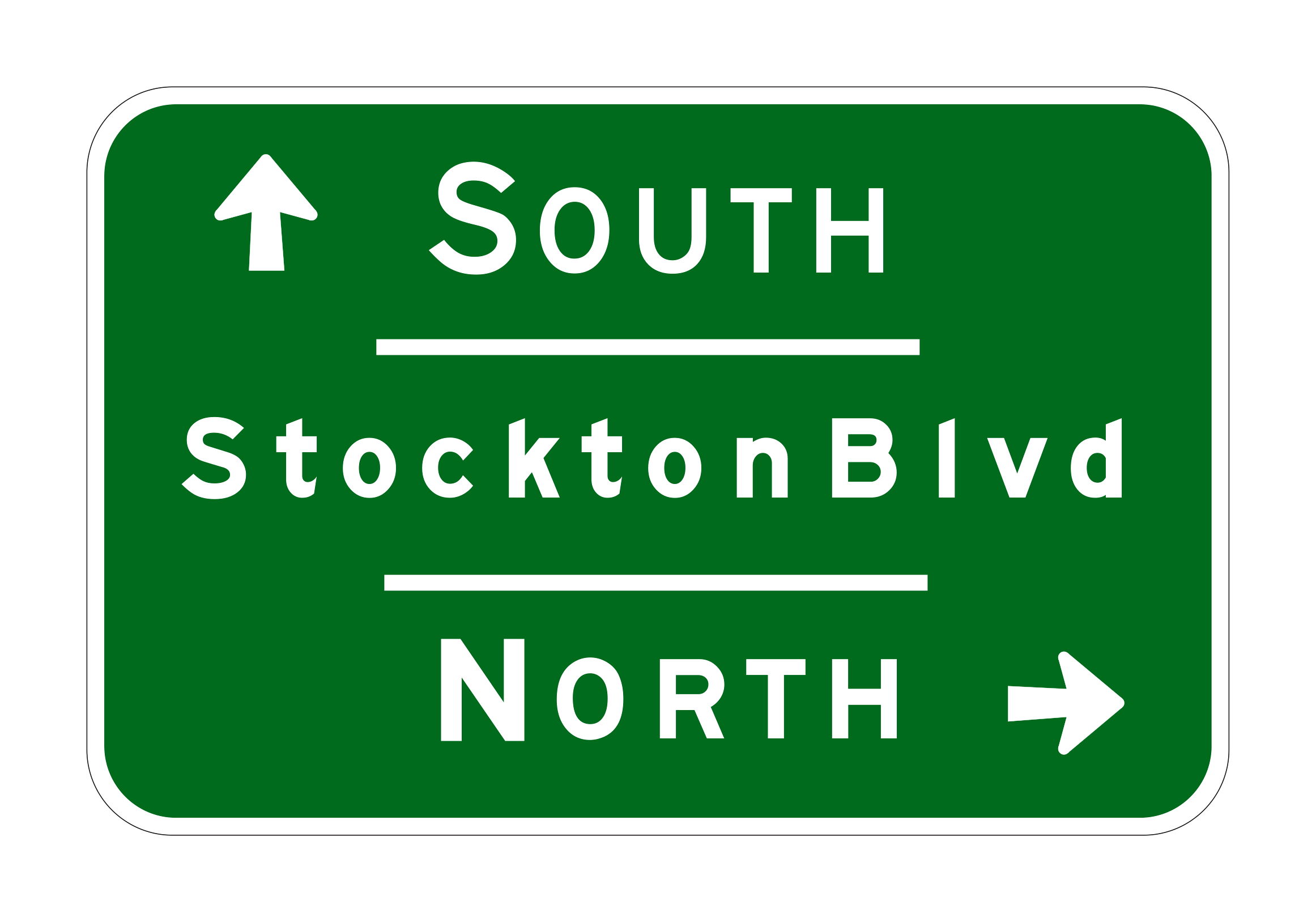 G77-1(CA) South Stocktonblivd North — official FHWA layout