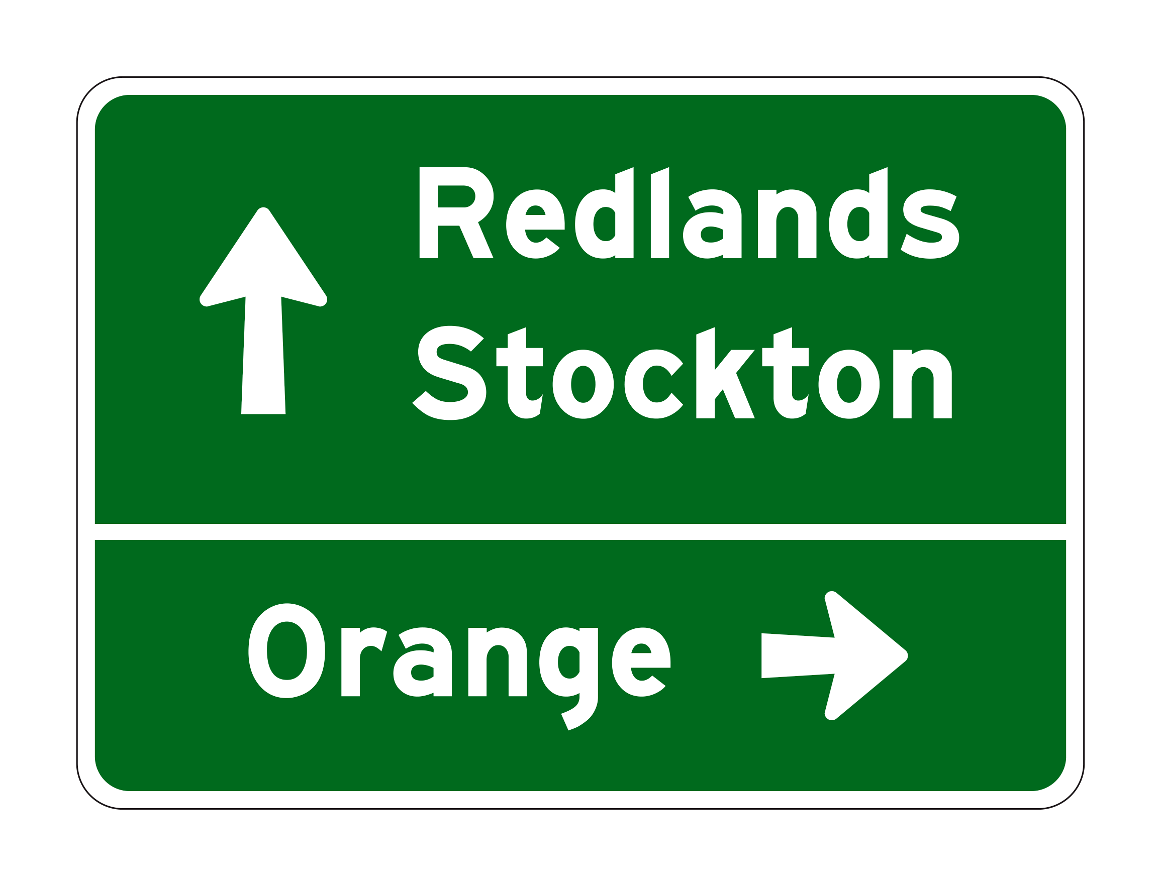 G8-13(CA) Redlands Stockton — official FHWA layout