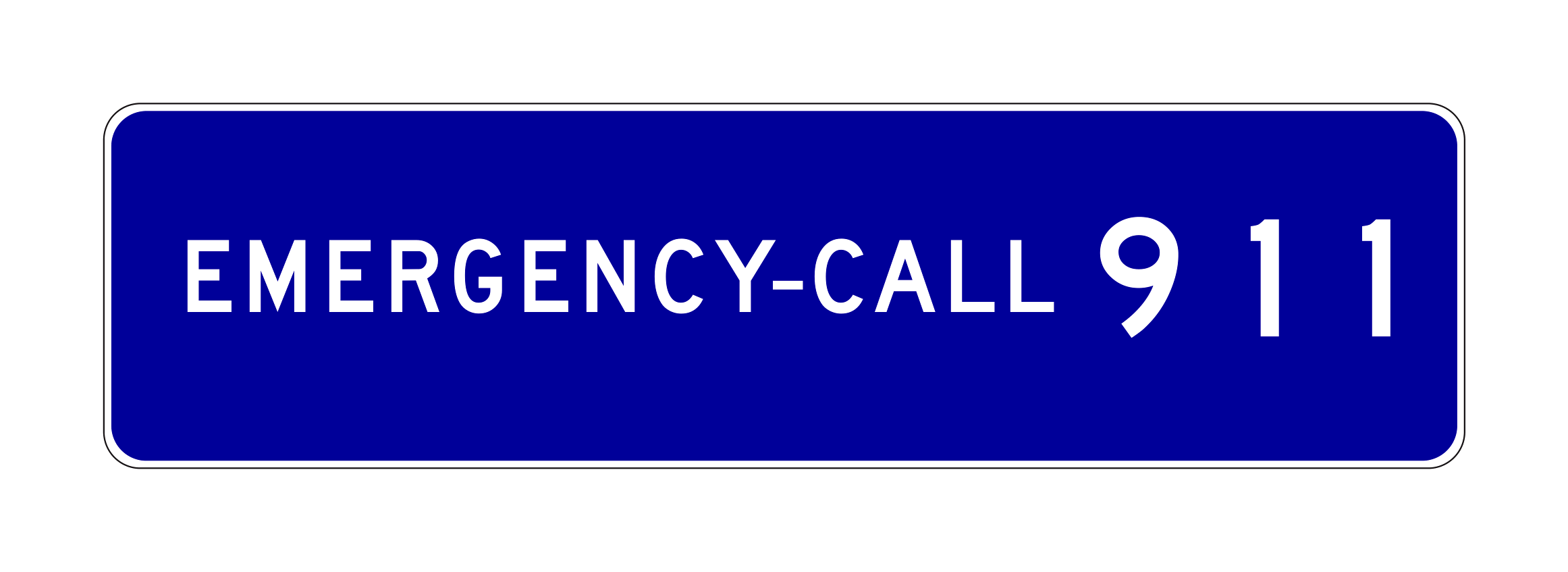 G81-61(CA) Emergency-call — official FHWA layout
