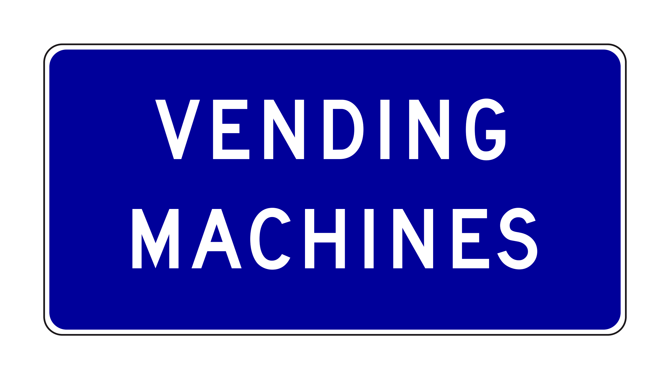 G81-63(CA) Vending Machines — official FHWA layout