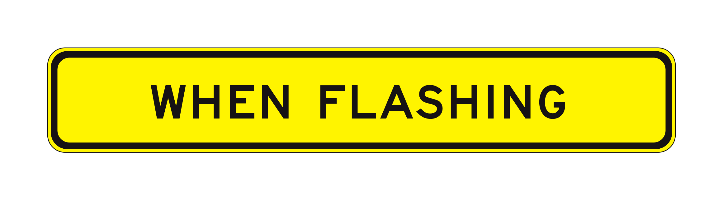 G81-64A(CA) When Flashing — official FHWA layout