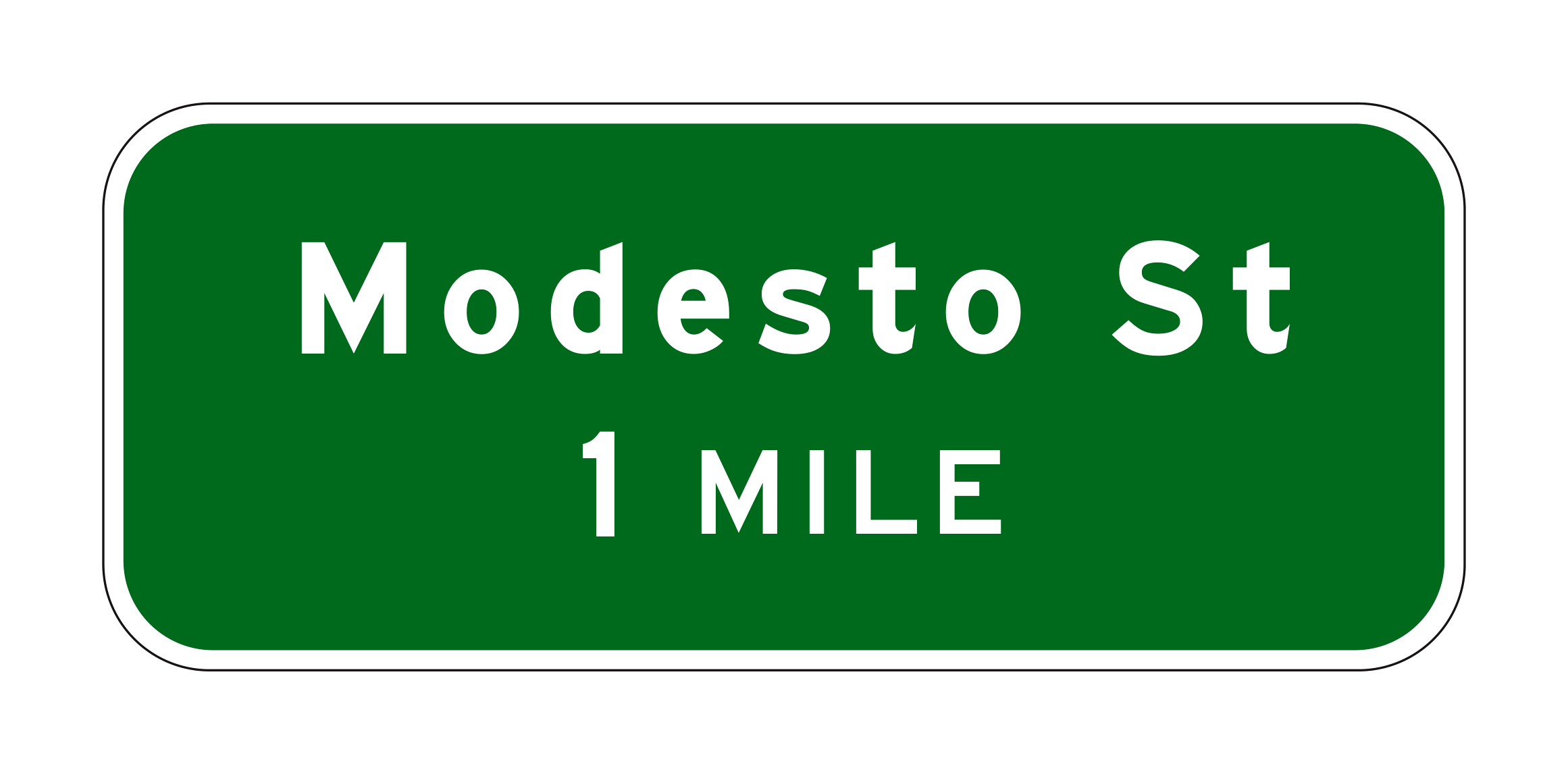 G83-1(CA) Modesto St Mile — official FHWA layout