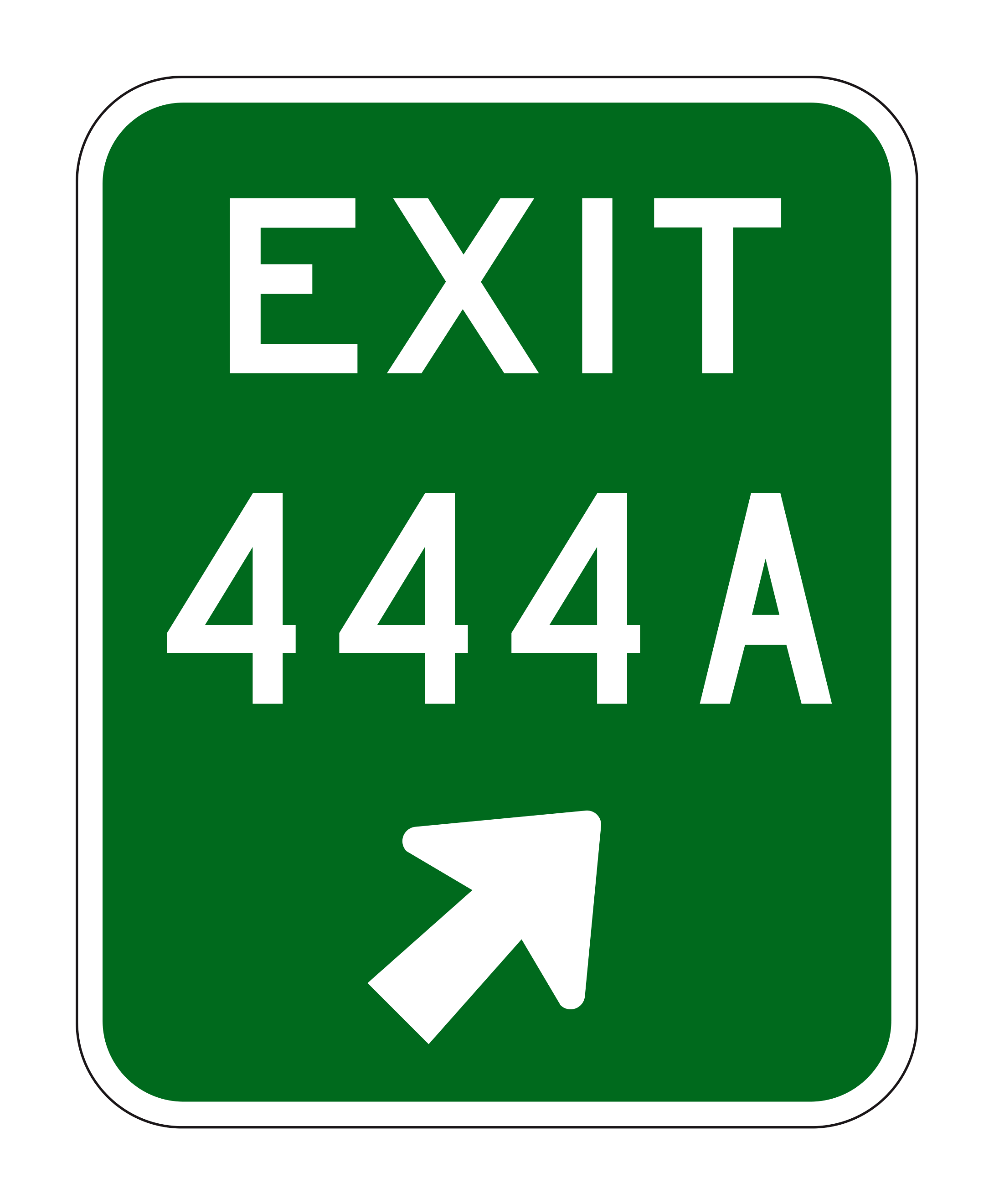 G84-3(CA) Exit — official FHWA layout
