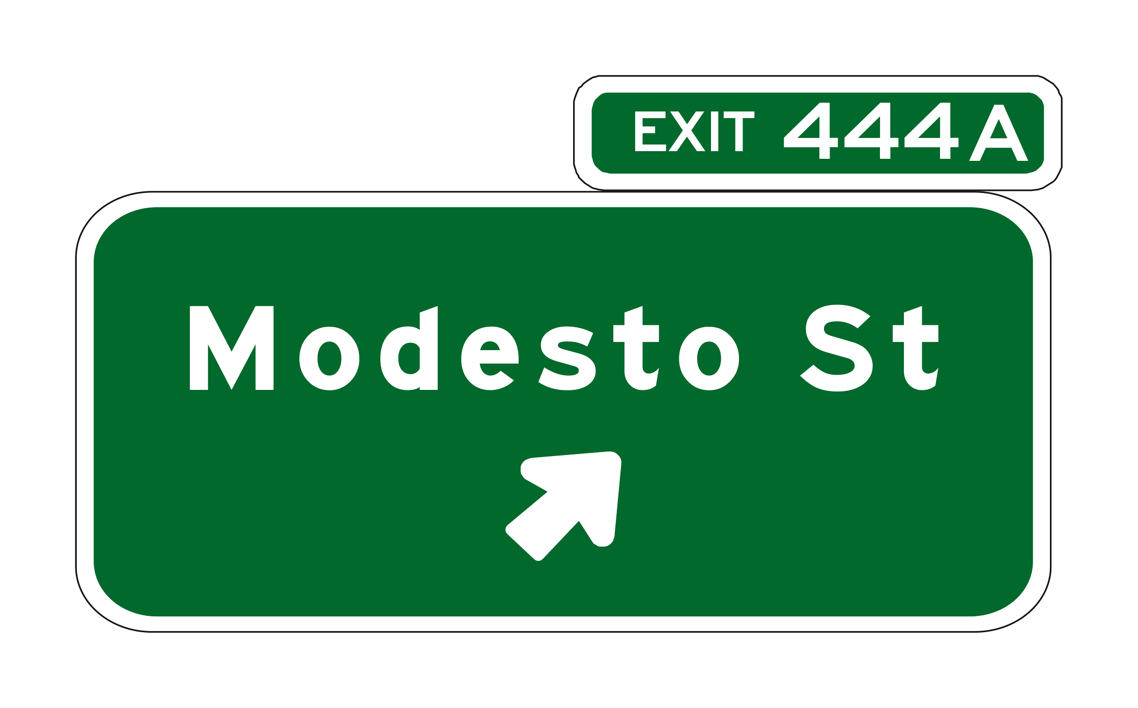 G85-11(CA) Modesto St — official FHWA layout