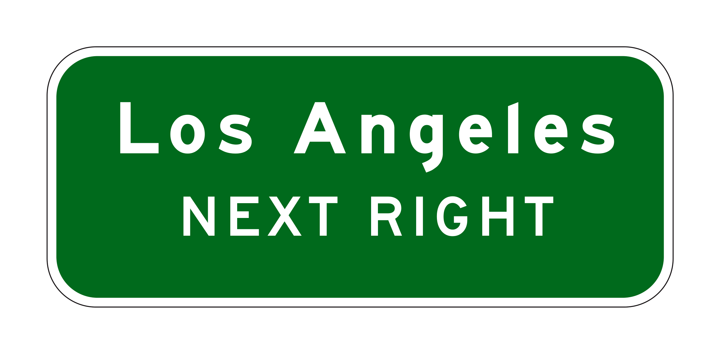 G86-1(CA) Los Angeles Next Right — official FHWA layout