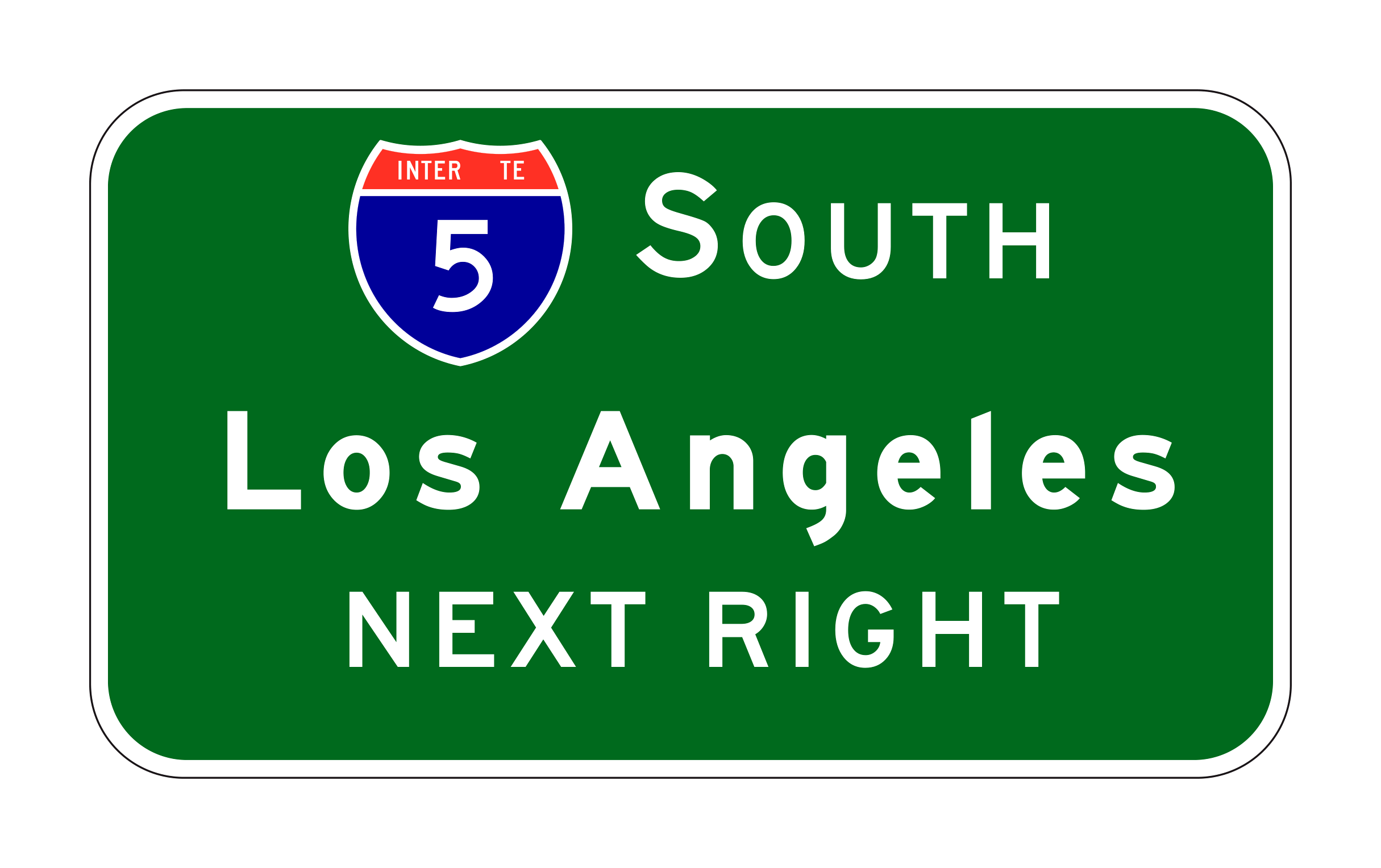 G86-3(CA) South Los Angeles Next Right — official FHWA layout