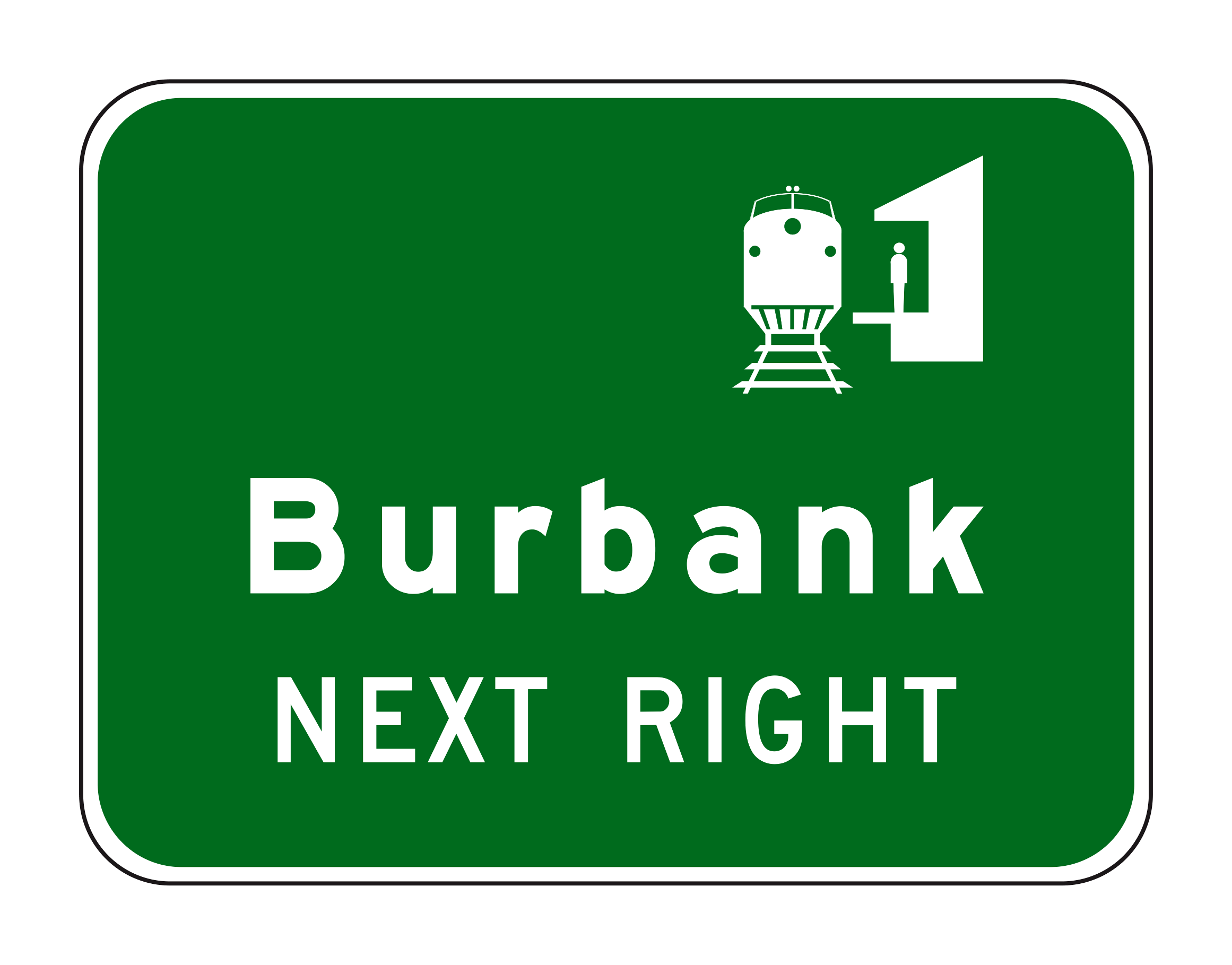 G95G(CA) Al Burbank Next Right — official FHWA layout