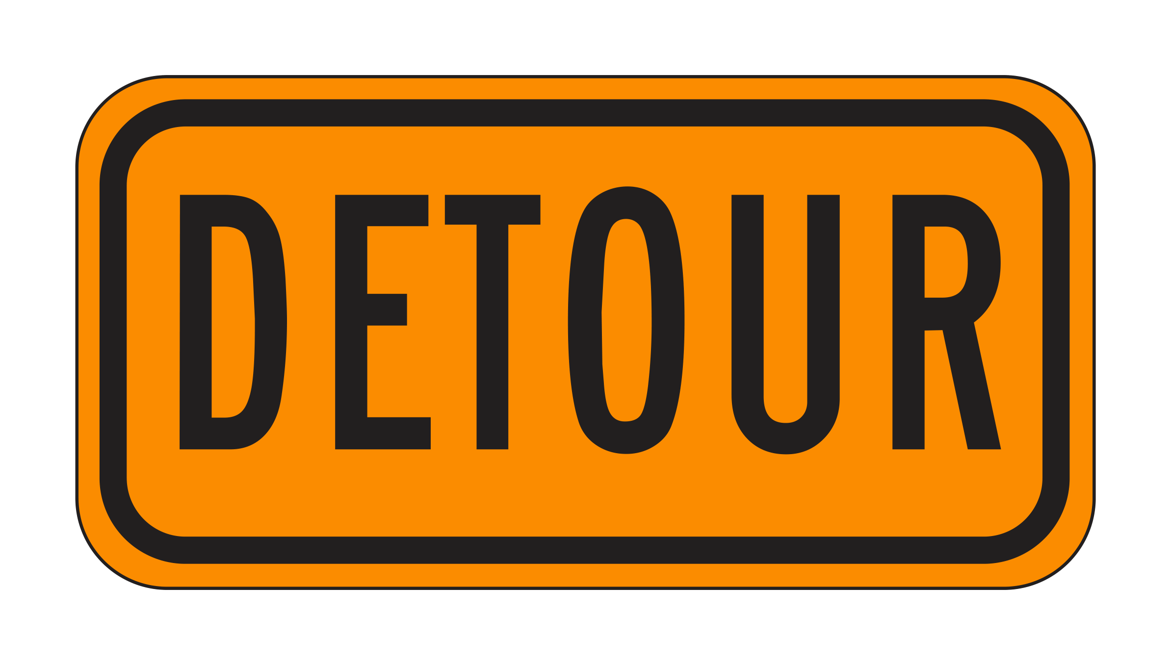 M4-8 Detour — official FHWA layout