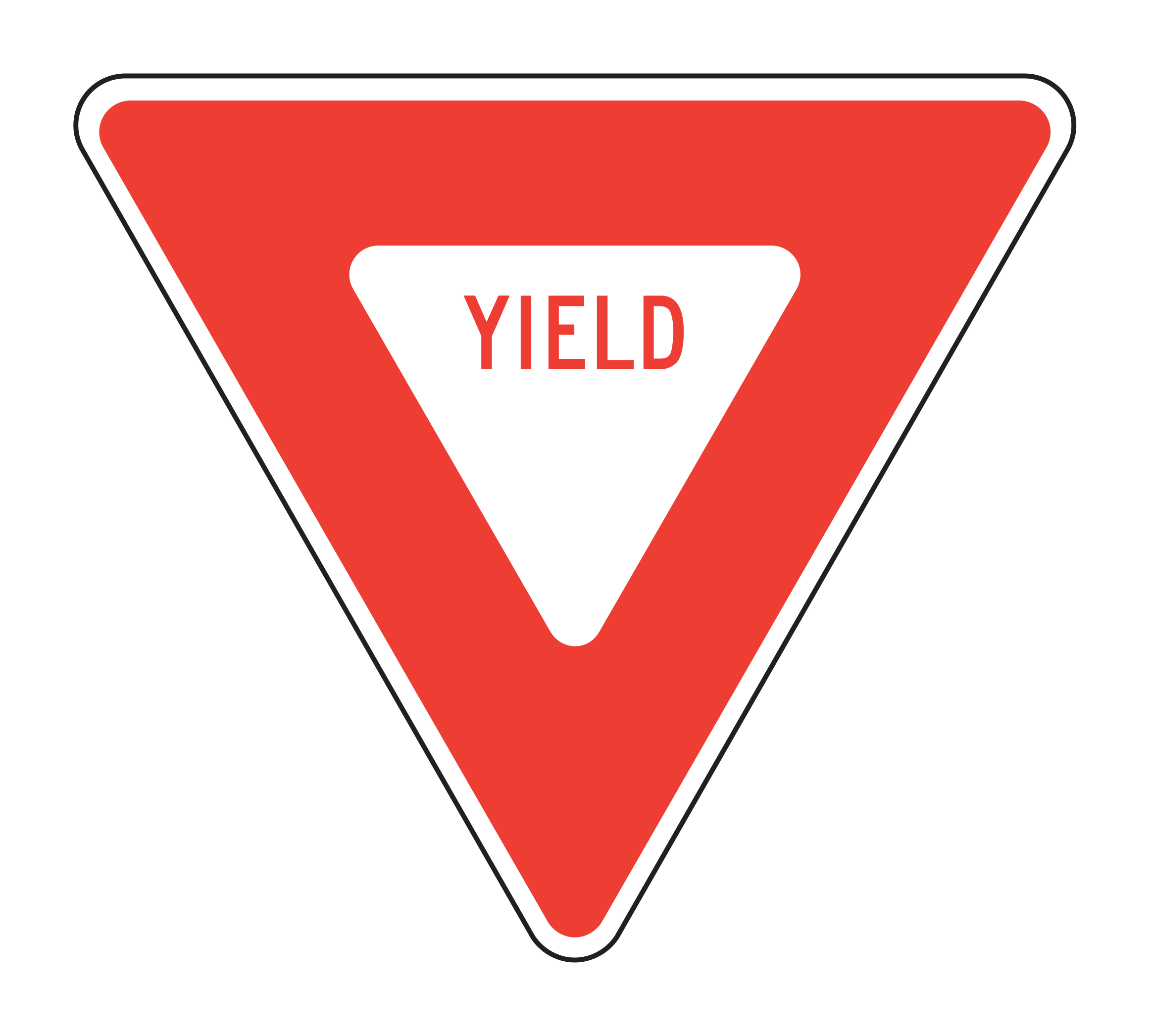 R1-2 Yield — official FHWA layout