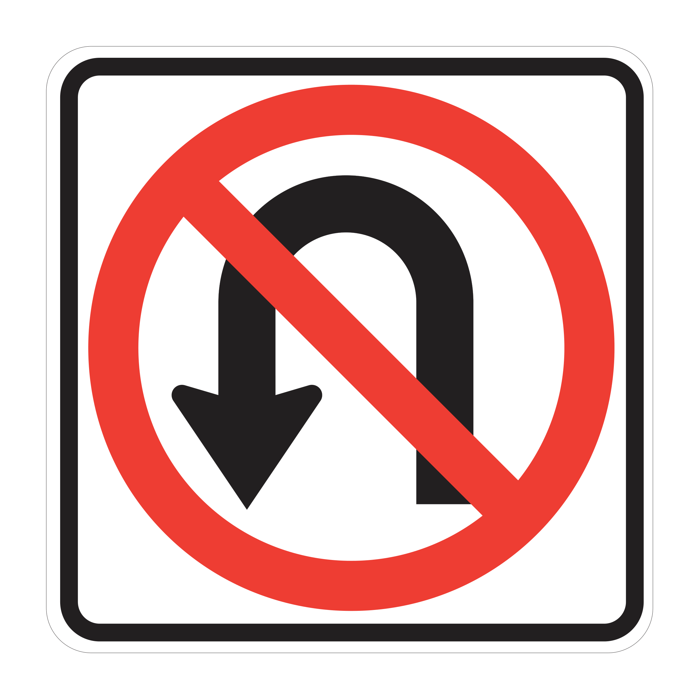 R3-4 No Turns — official FHWA layout