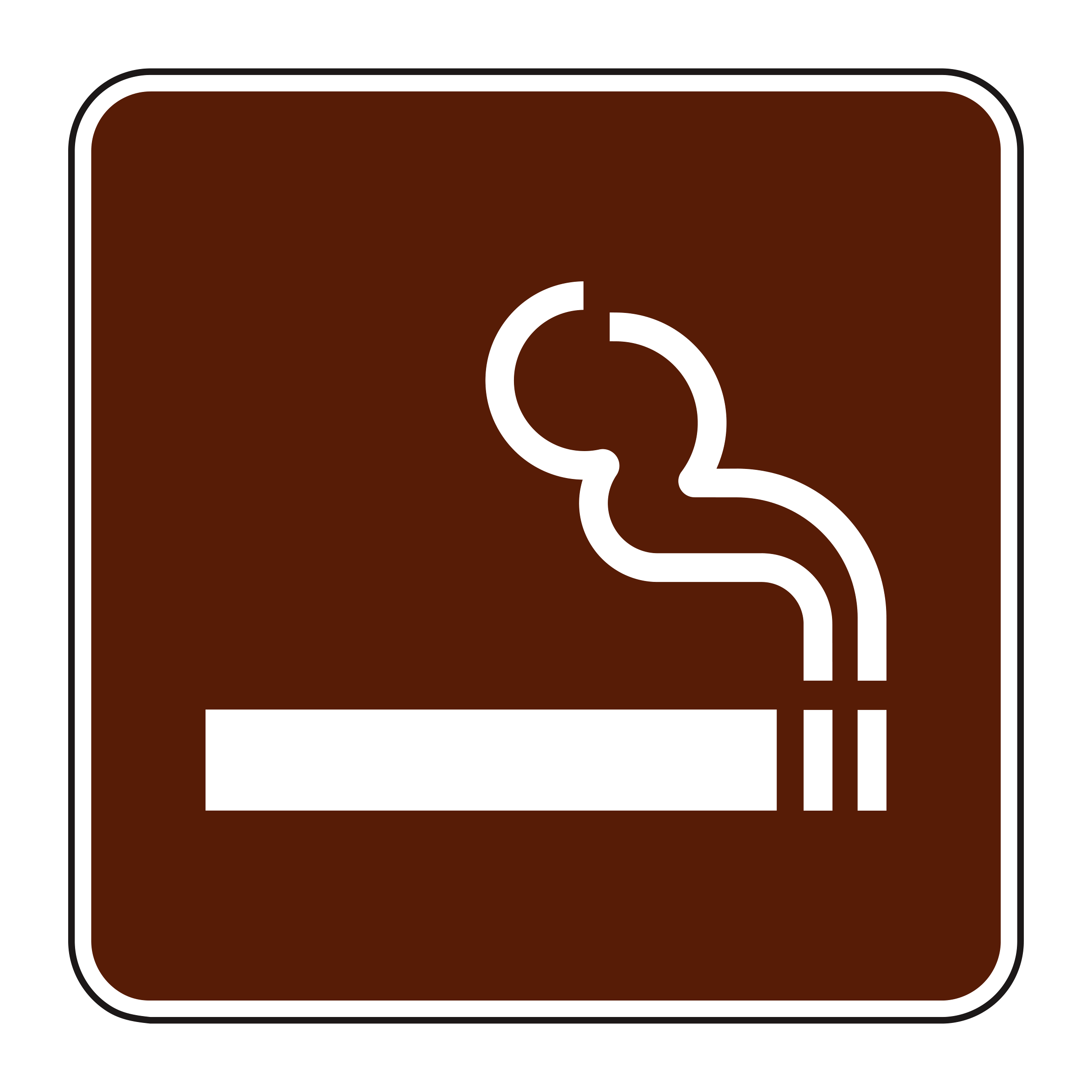 RS-002 Recreational & Cultural Interest Sign — official FHWA layout
