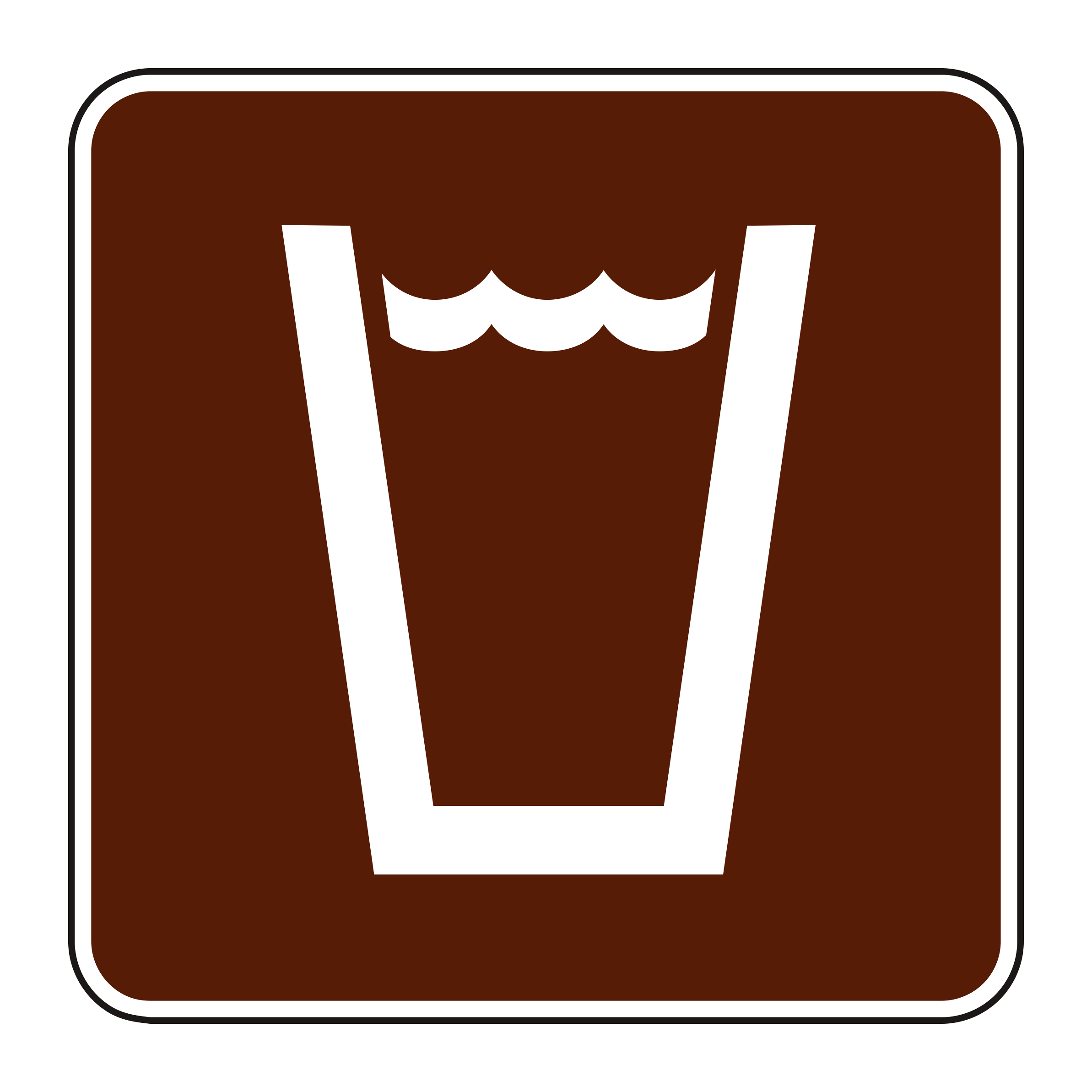 RS-013 Recreational & Cultural Interest Sign — official FHWA layout