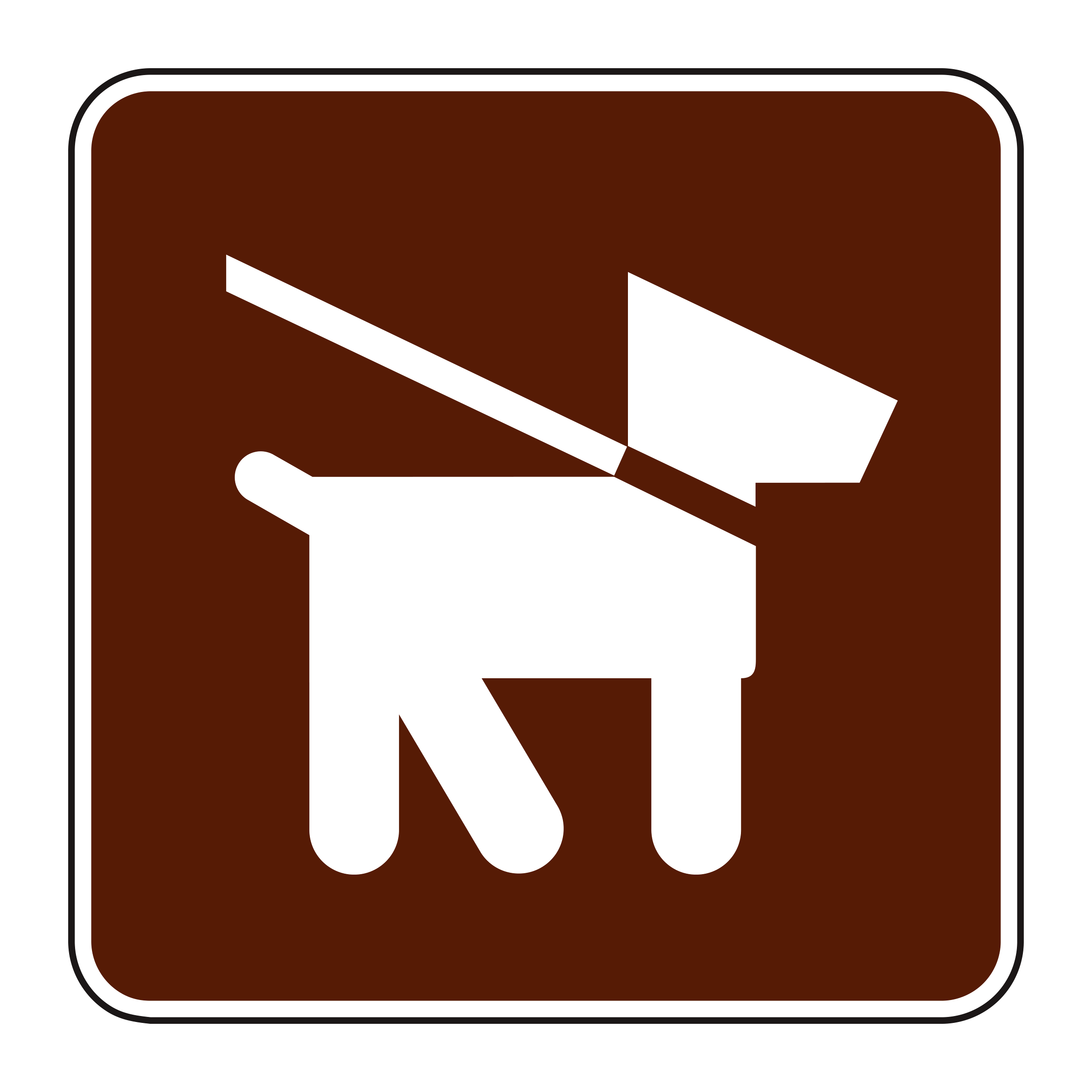 RS-017 Recreational & Cultural Interest Sign — official FHWA layout