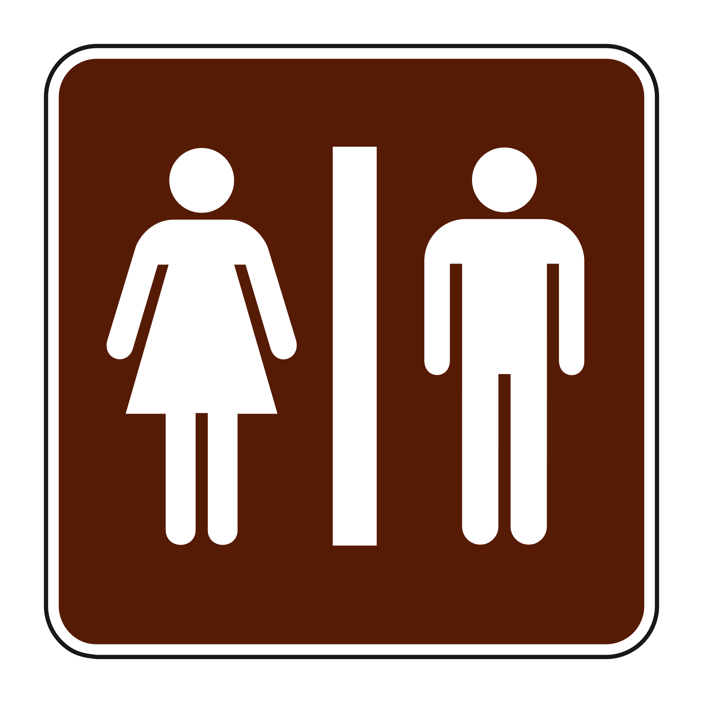 RS-022 Recreational & Cultural Interest Sign — official FHWA layout