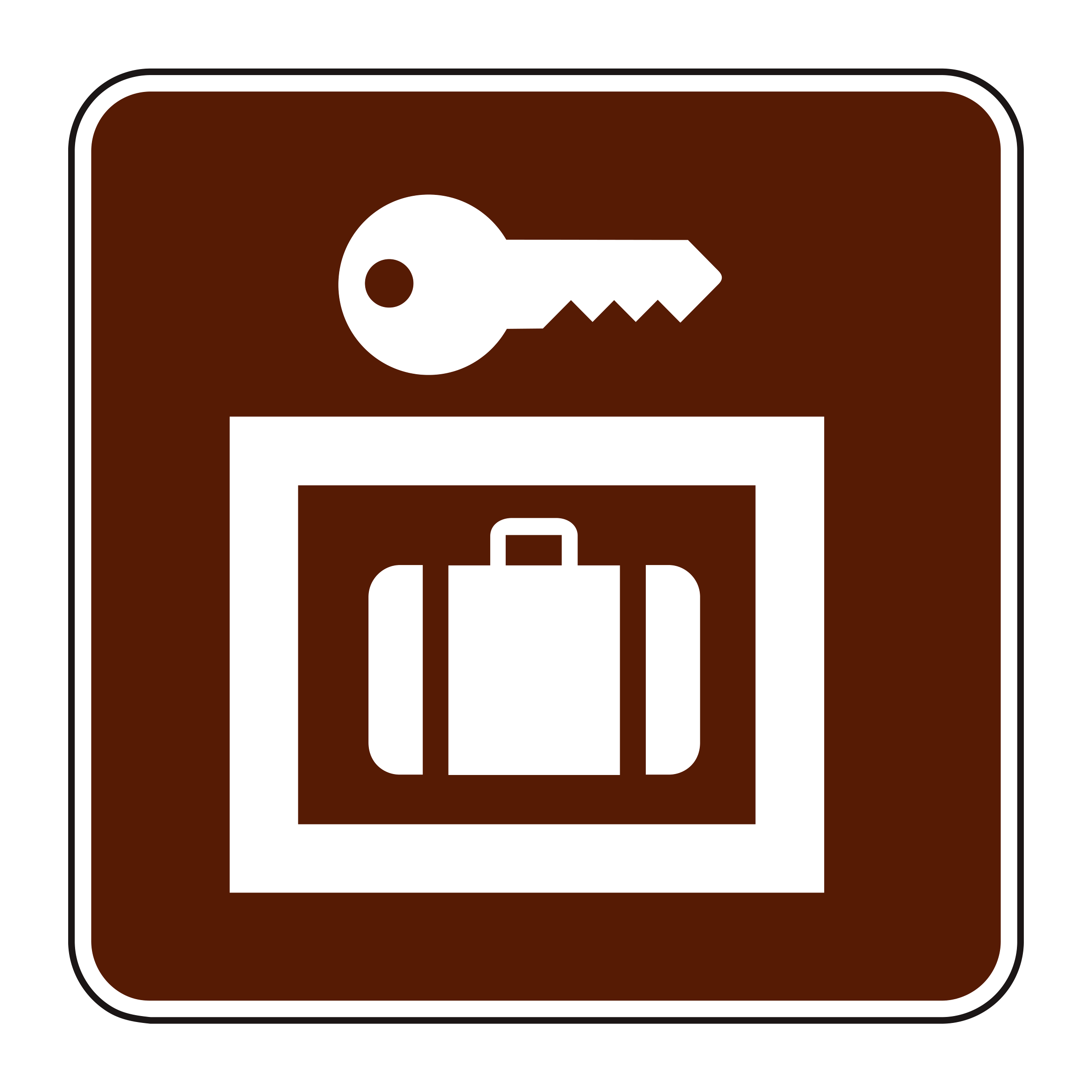 RS-030 Recreational & Cultural Interest Sign — official FHWA layout