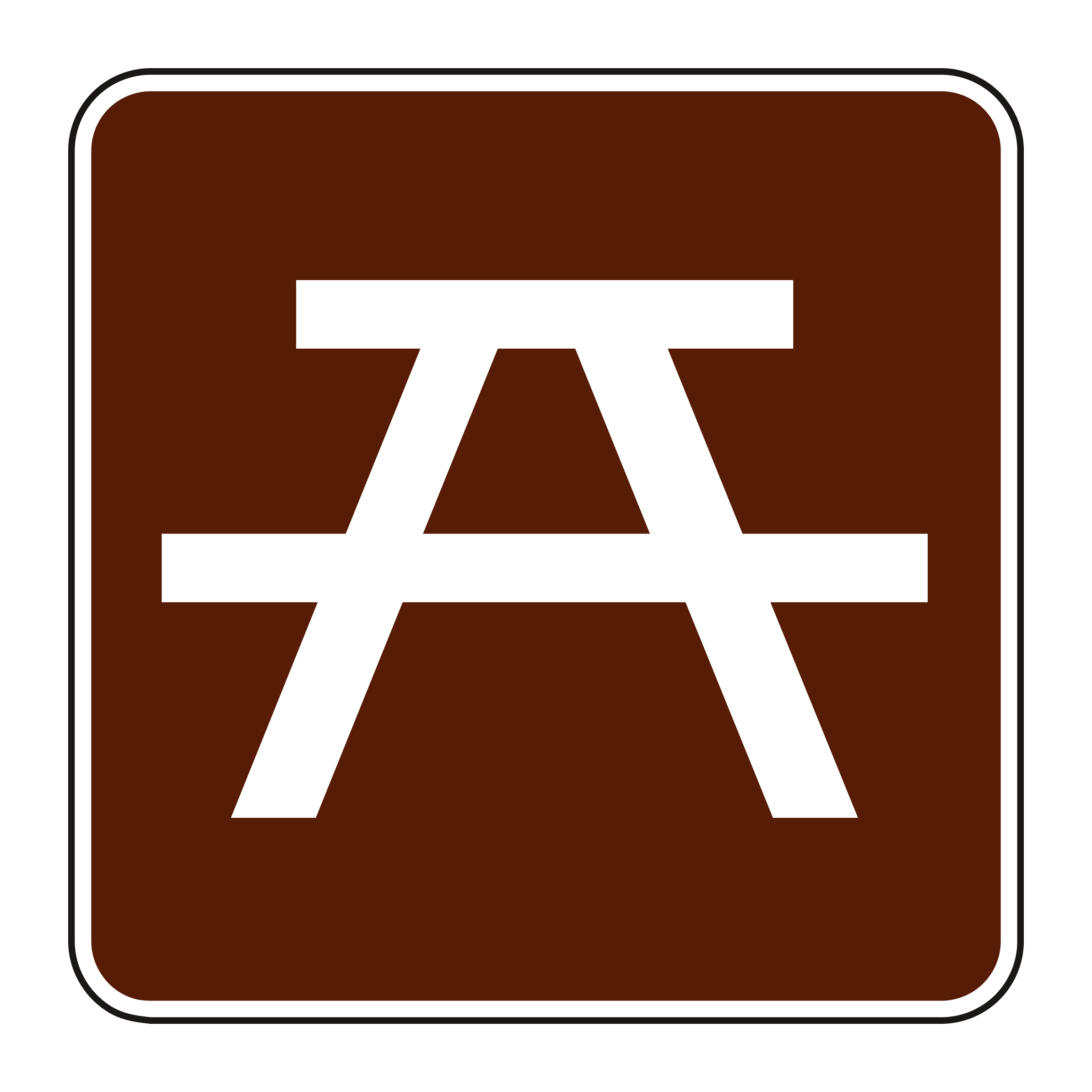 RS-044 Recreational & Cultural Interest Sign — official FHWA layout