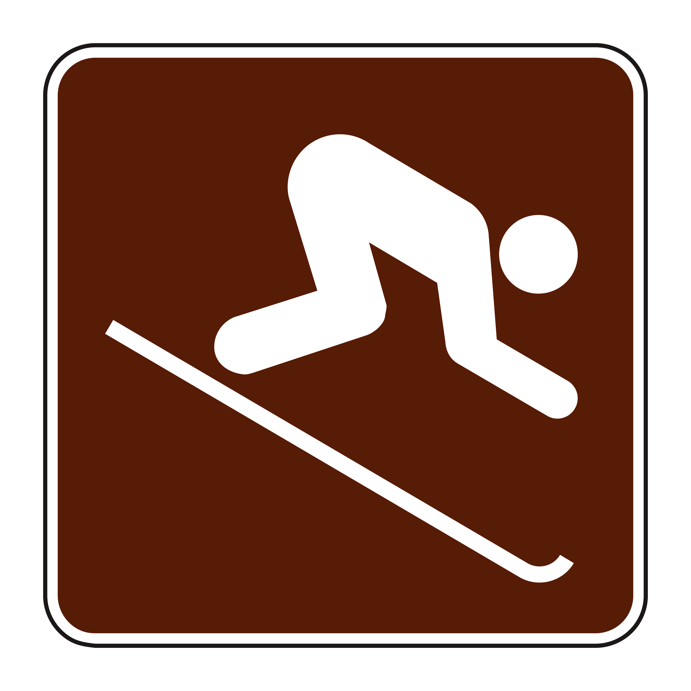 RS-047 Recreational & Cultural Interest Sign — official FHWA layout