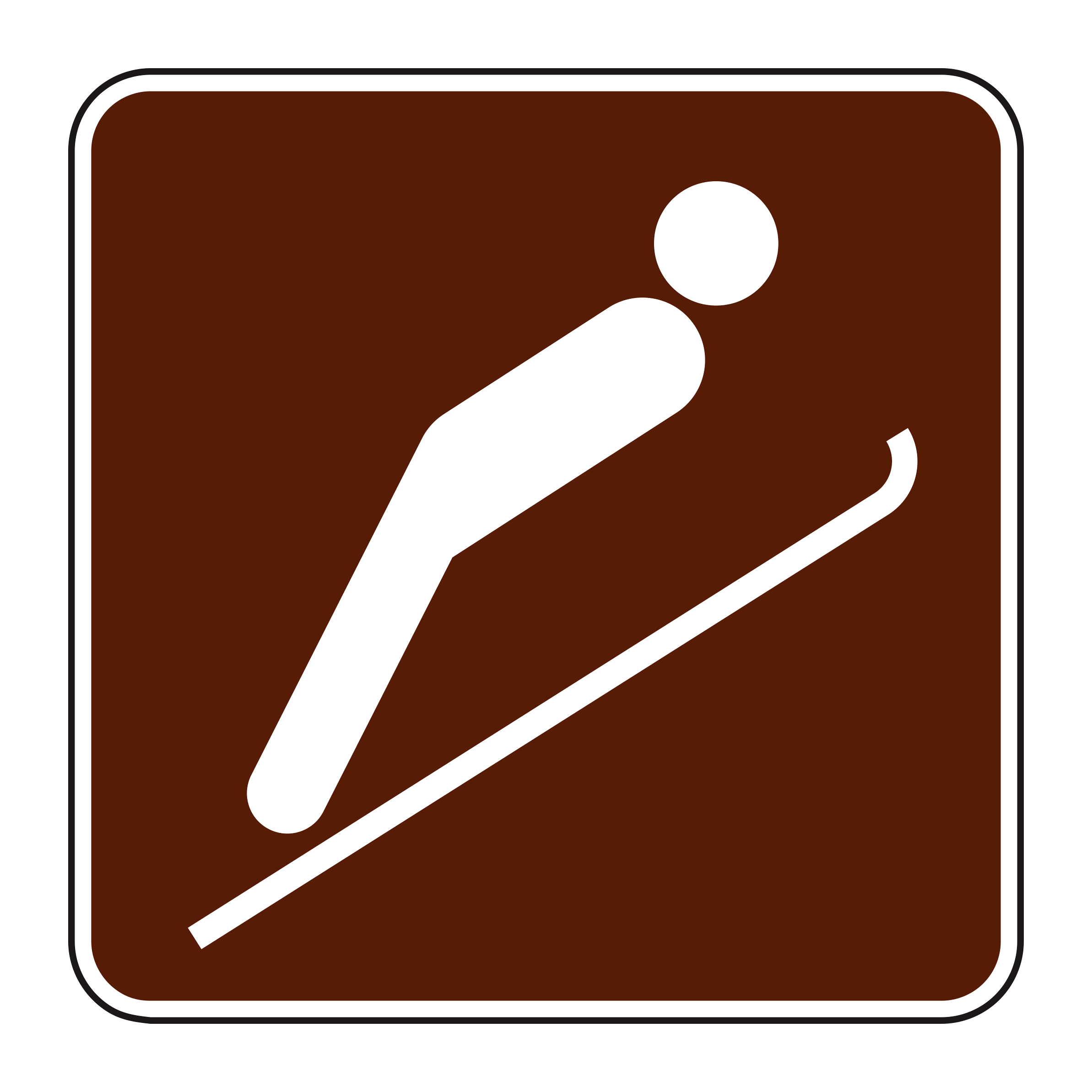 RS-048 Recreational & Cultural Interest Sign — official FHWA layout